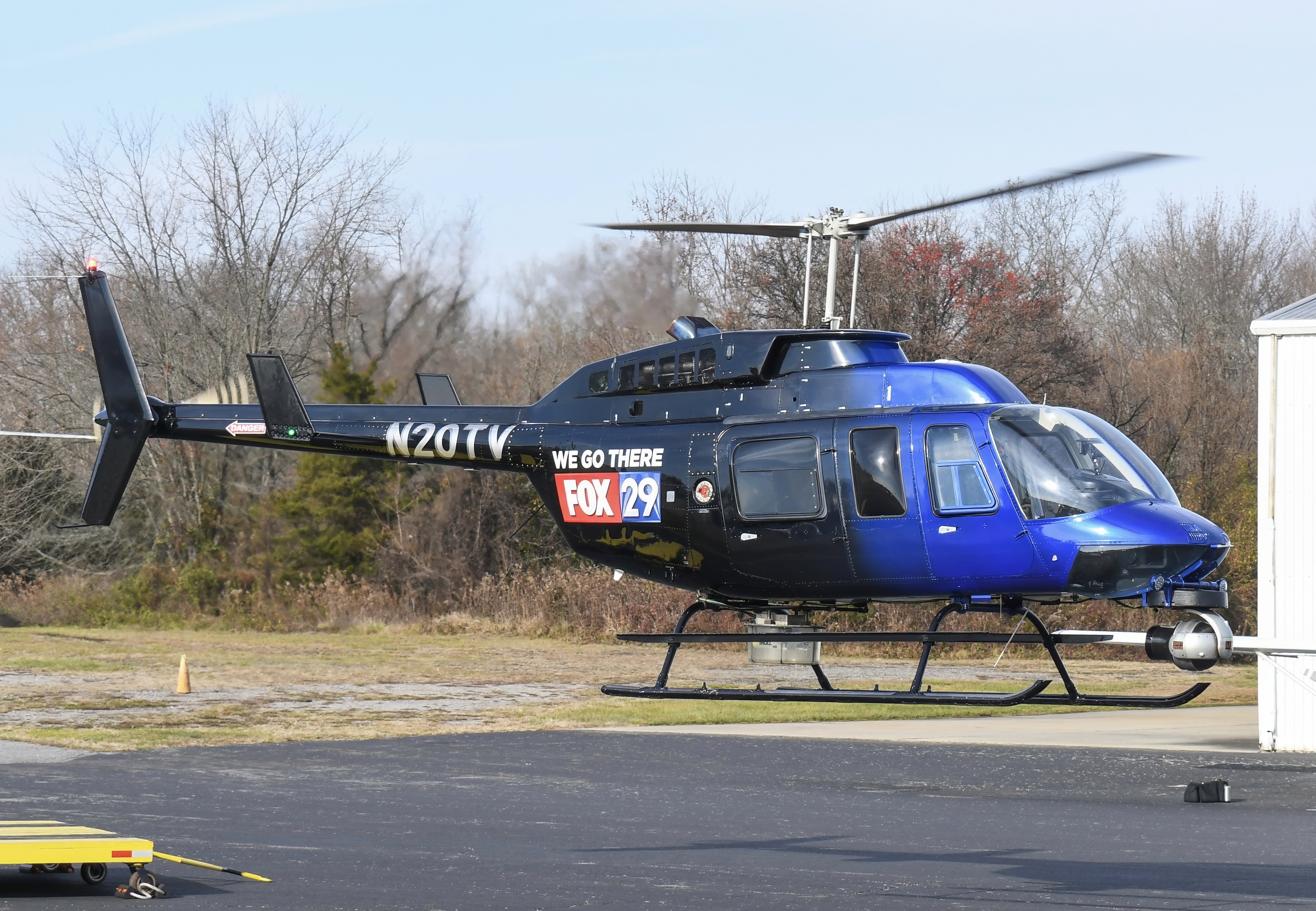 Full size: Helicopters Inc Bell 206 N20TV at Mount Holly South Jersey Regional Airport