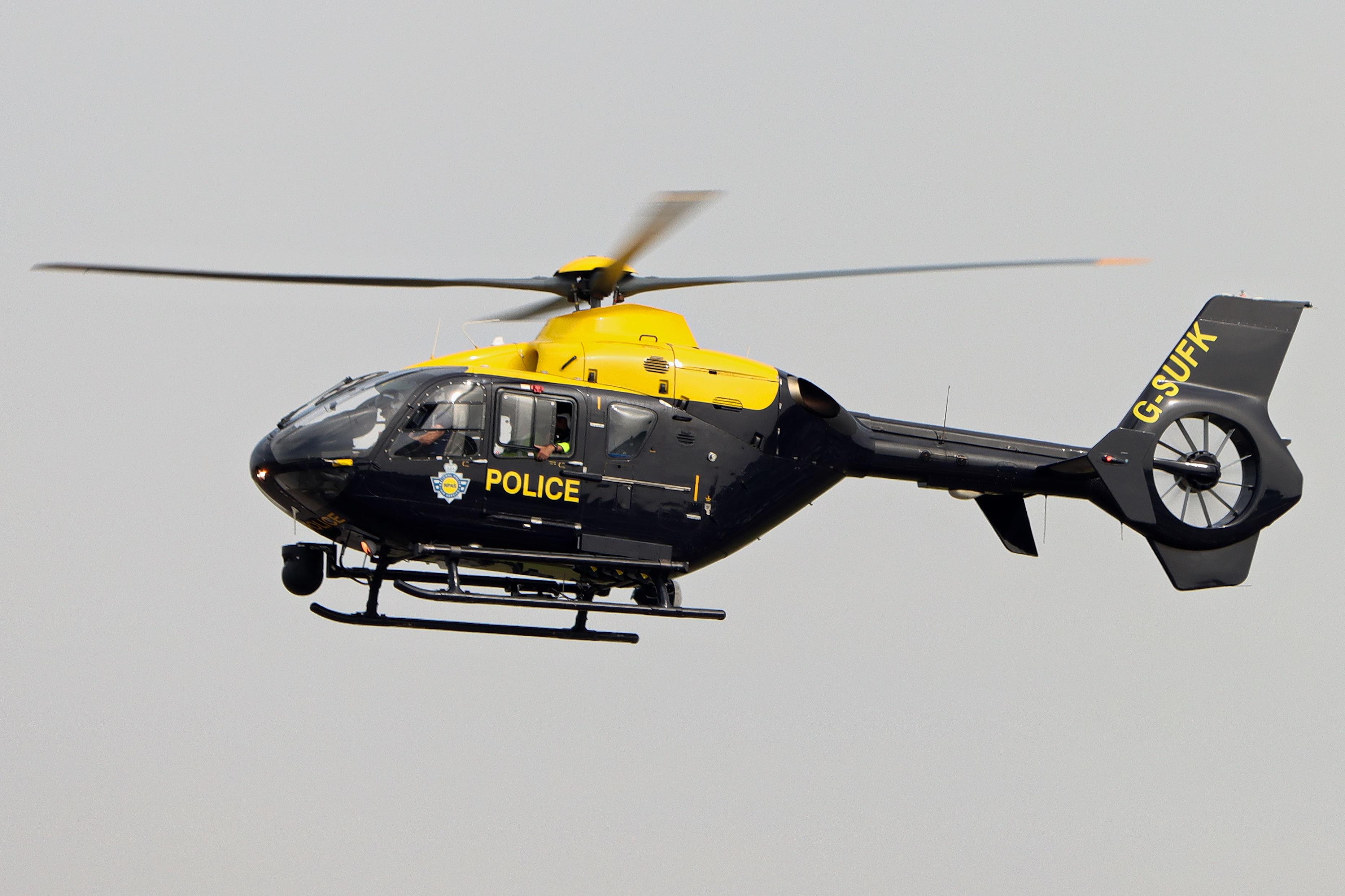 Full size: UNITED KINGDOM POLICE Eurocopter EC135P2 G-SUFK at Birmingham Airport