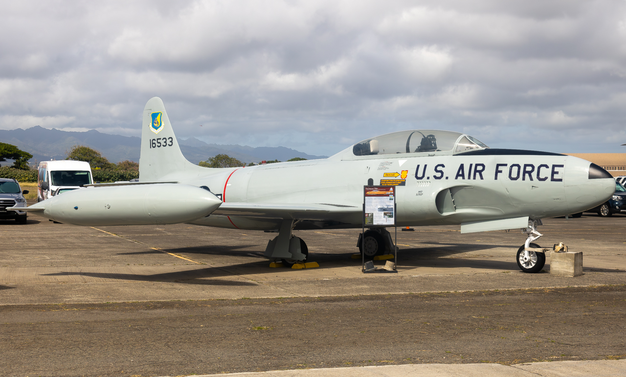 Full size: USAF - United States Air Force Lockheed T-33A Shooting Star 16533 at 