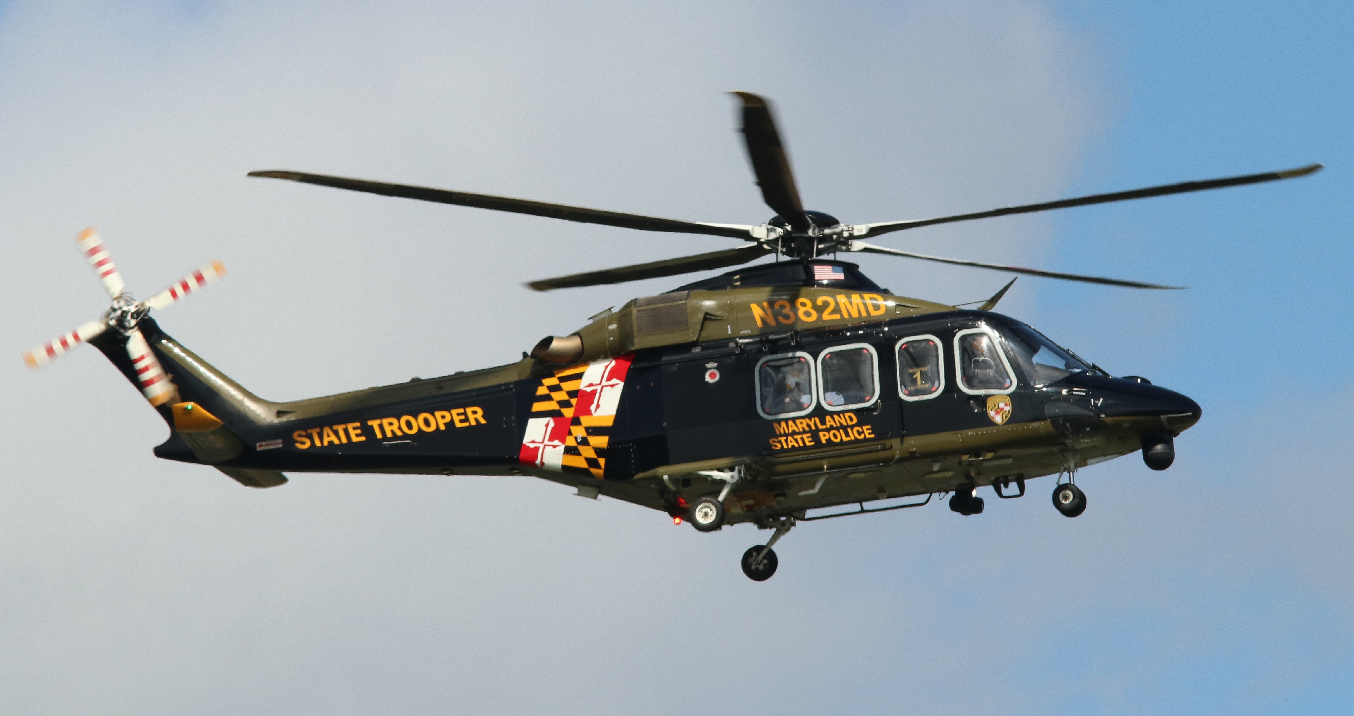 Full size: PRIVATE Agusta Aw139 N382MD at Martin State Airport
