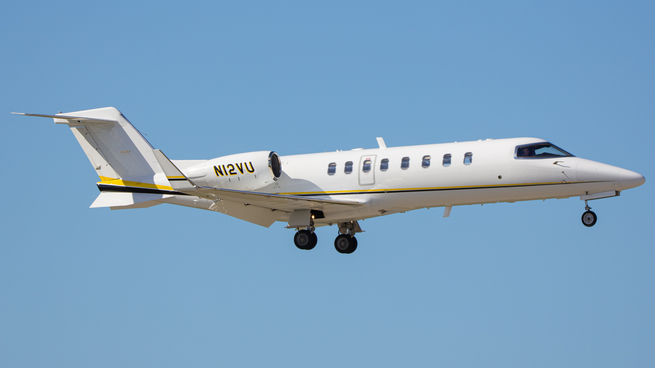 Full size: PRIVATE Learjet 45 N12VU at Naples Municipal Airport