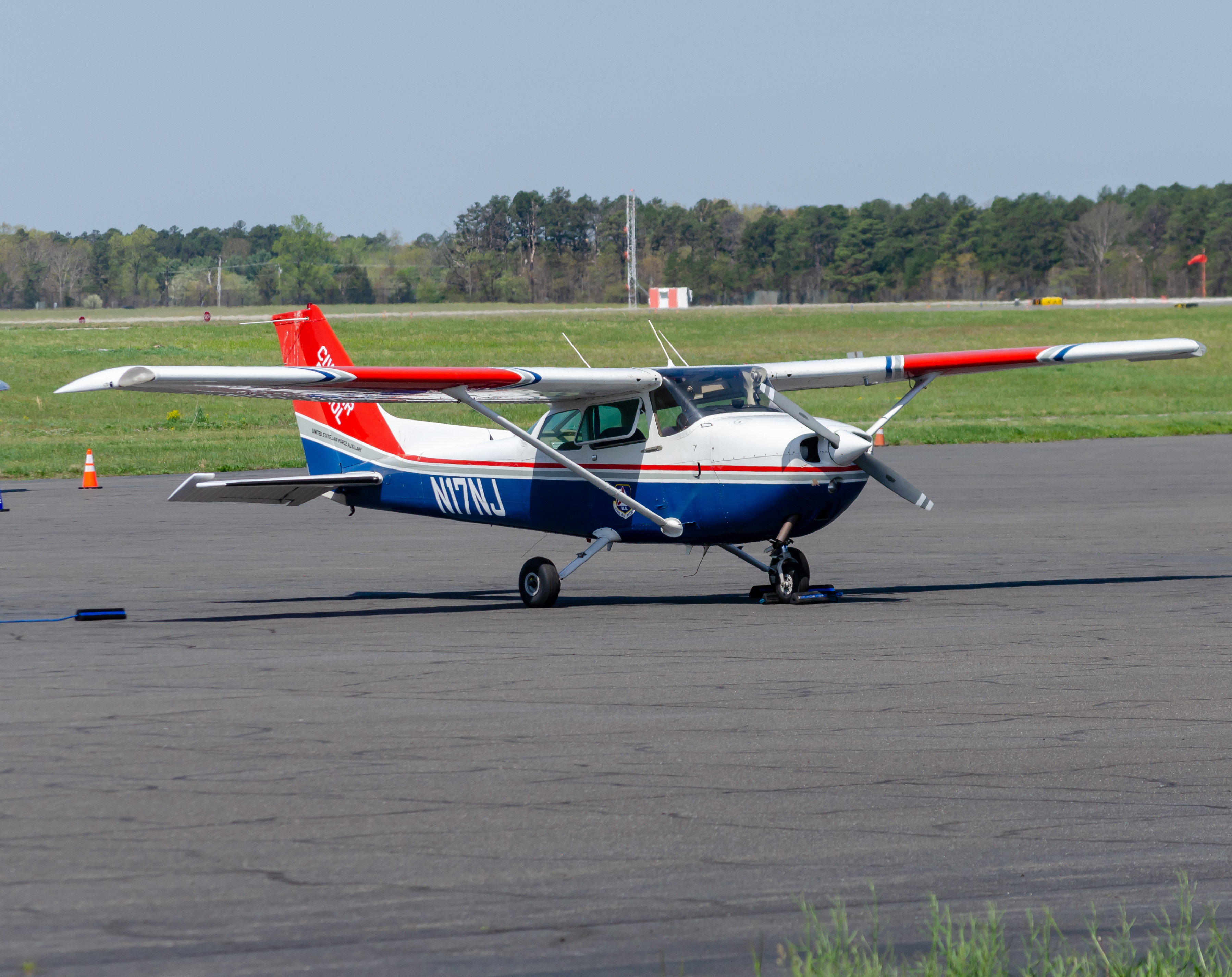 Full size: Civil Air Patrol  Cessna 172 N17NJ at Atlantic City International Airport