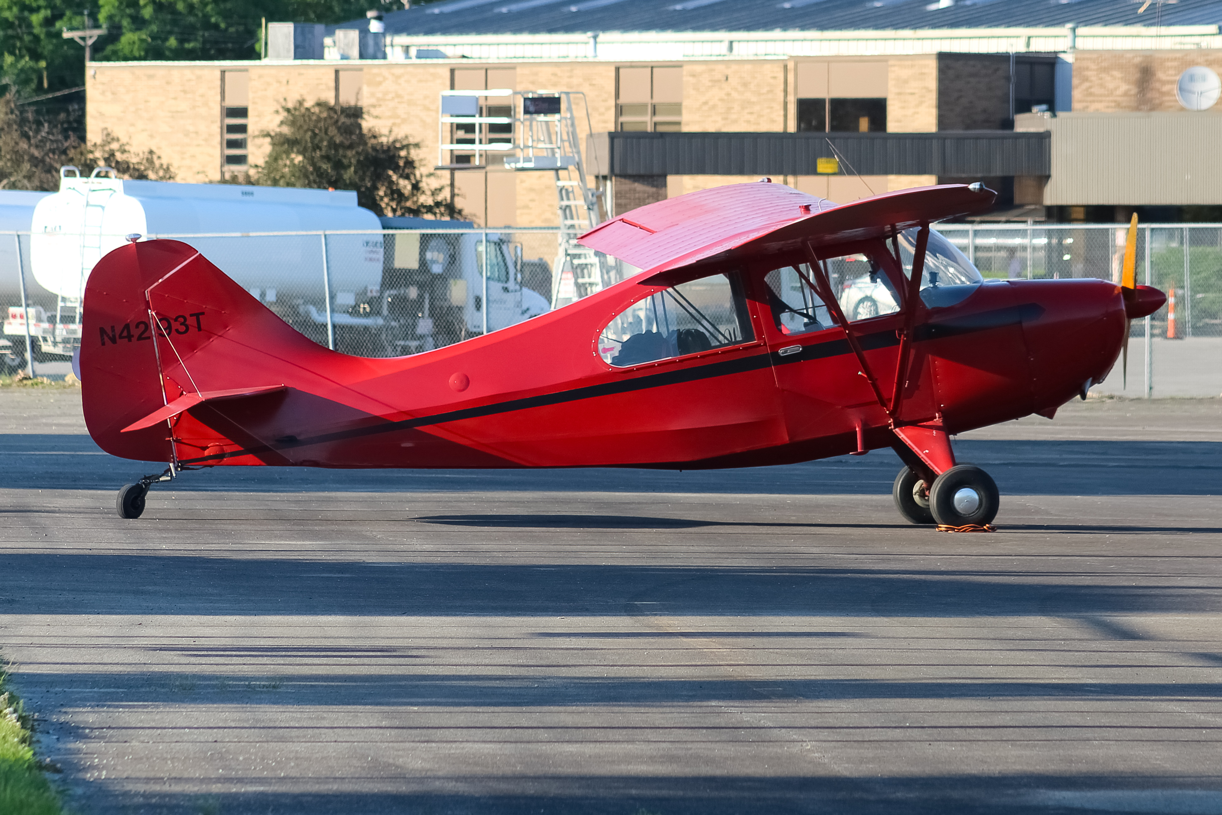 Full size: PRIVATE  Aeronca 7AC N4293T at Cincinnati Municipal Airport/Lunken Field