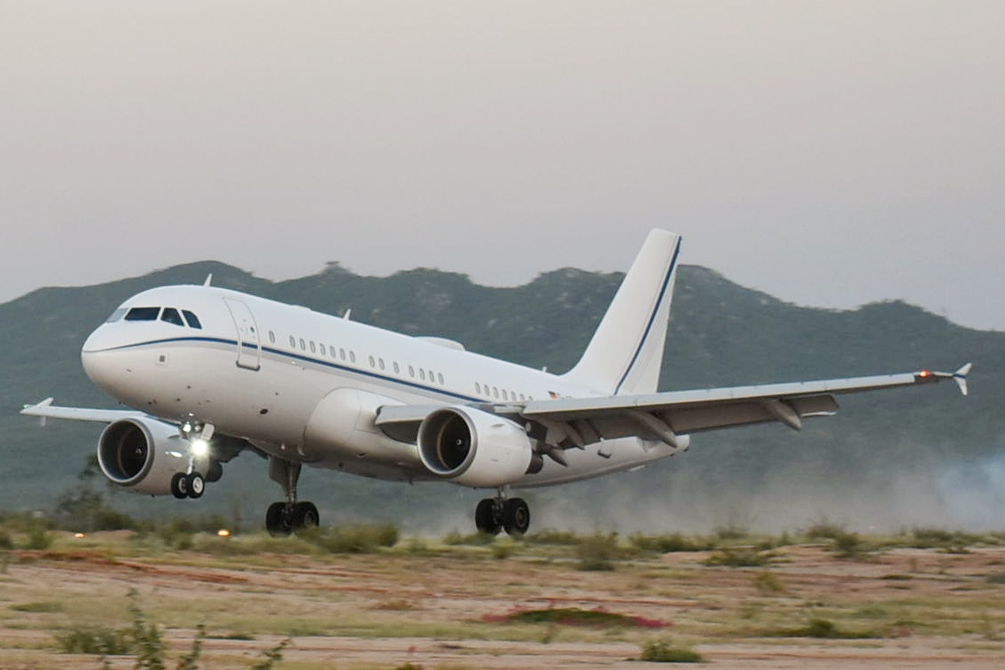 Full size: PRIVATE Airbus A319 D-APGS at Aeropuerto de Cabo San Lucas Internacional