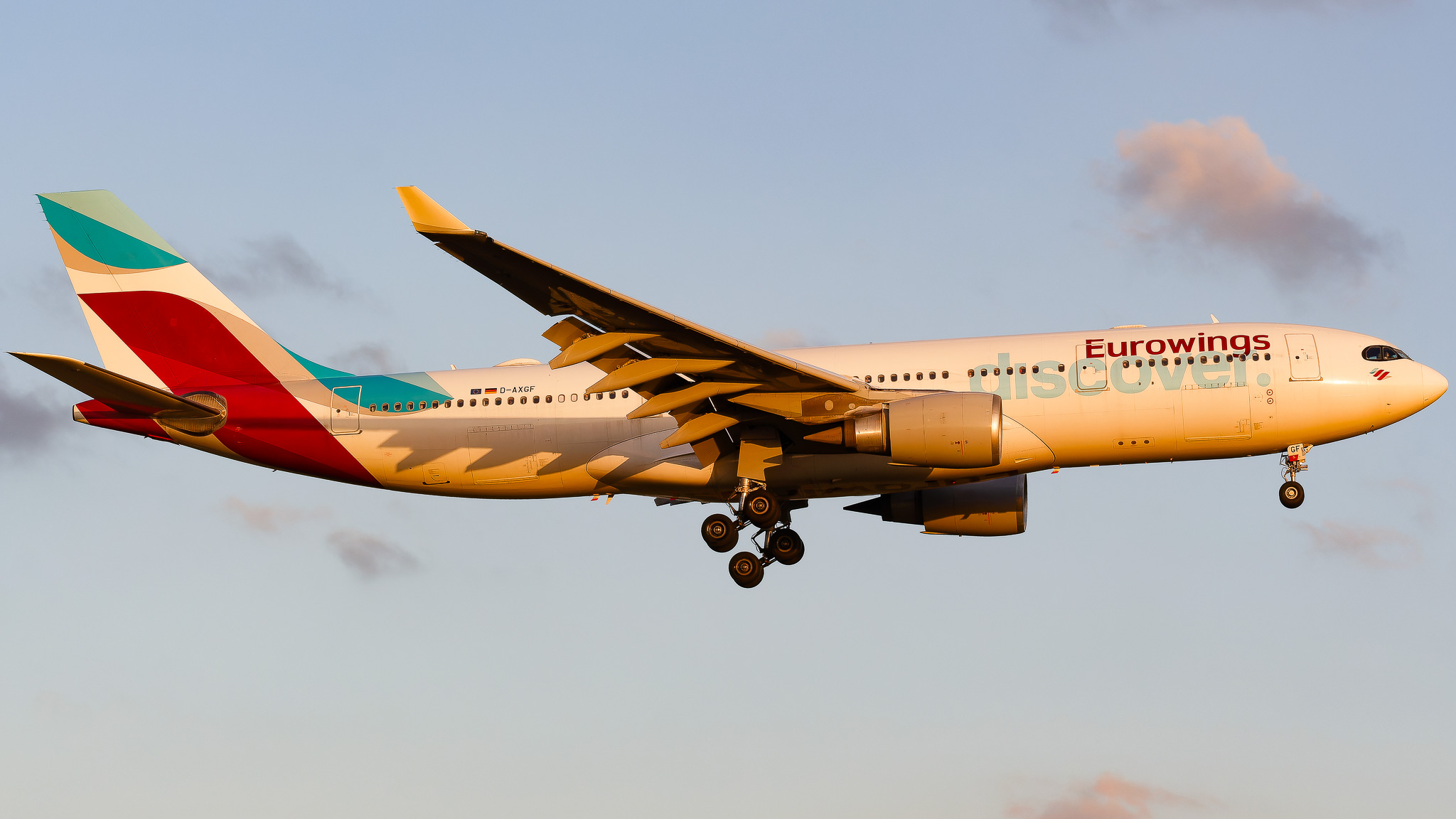 Full size: Eurowings Discover Airbus A330-200 D-AXGF at Tampa International Airport