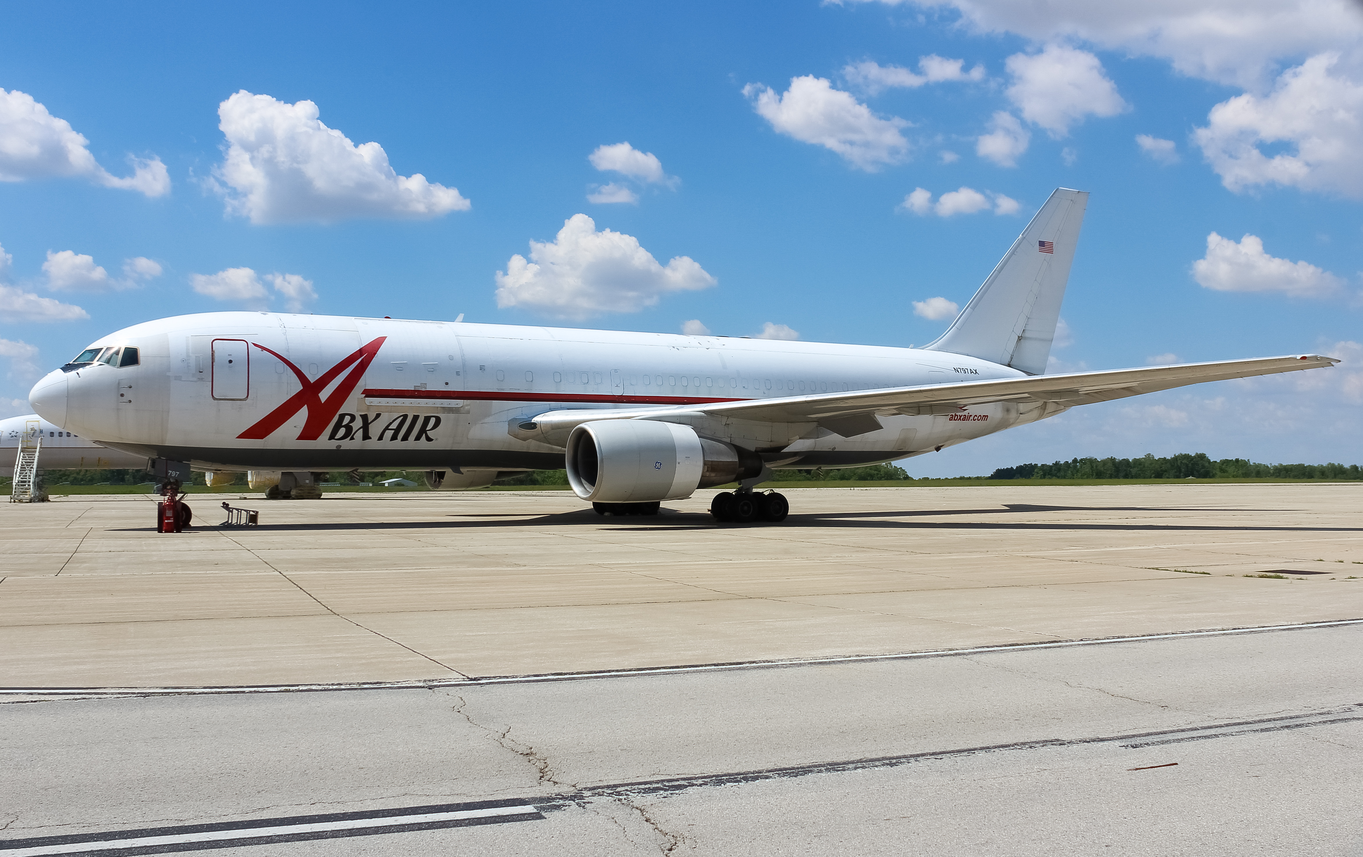 Full size: ABX Air Boeing 767-200F N797AX at Wilmington Air Park