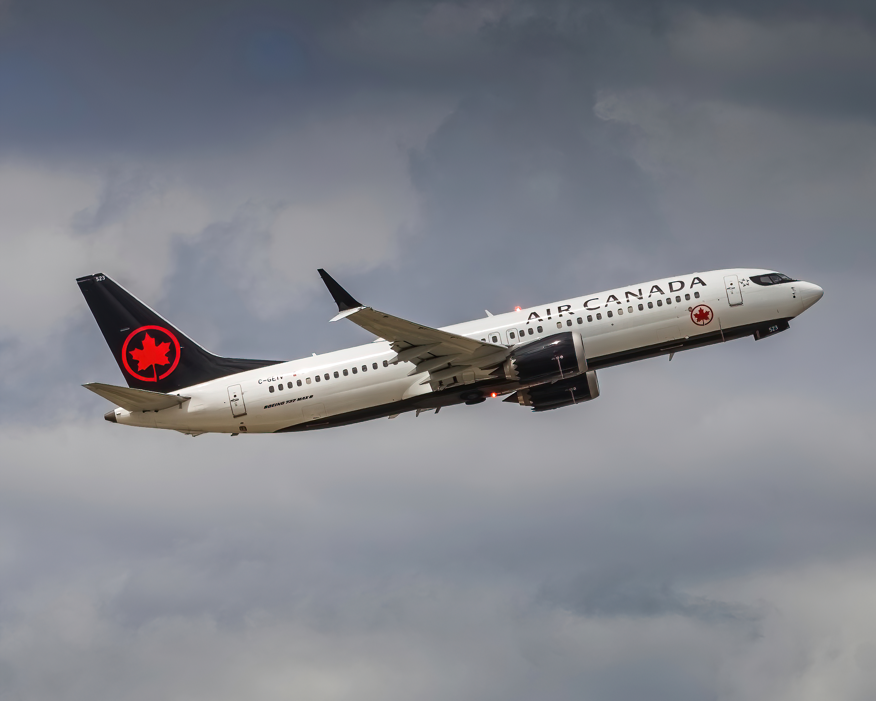 Full size: Air Canada Boeing 737 MAX 8 C-GEIV at Fort Lauderdale/Hollywood International Airport