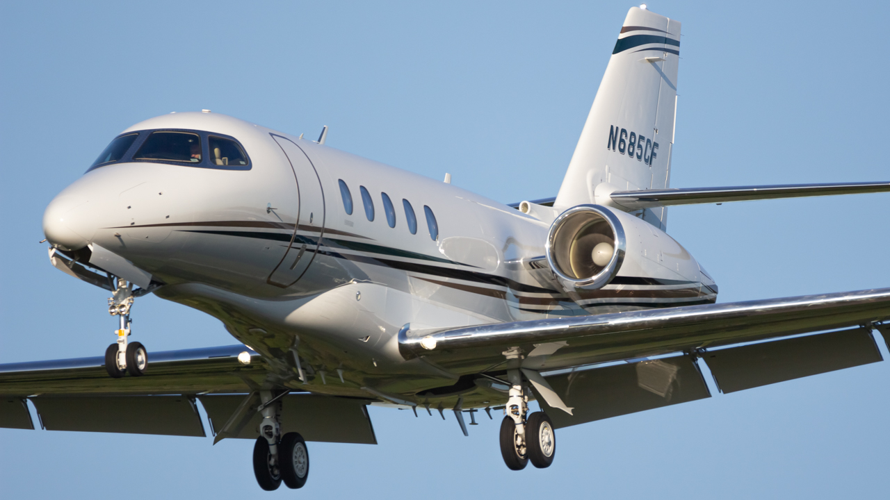 Full size: PRIVATE Cessna Citation Latitude N685CF at John Glenn Columbus International Airport