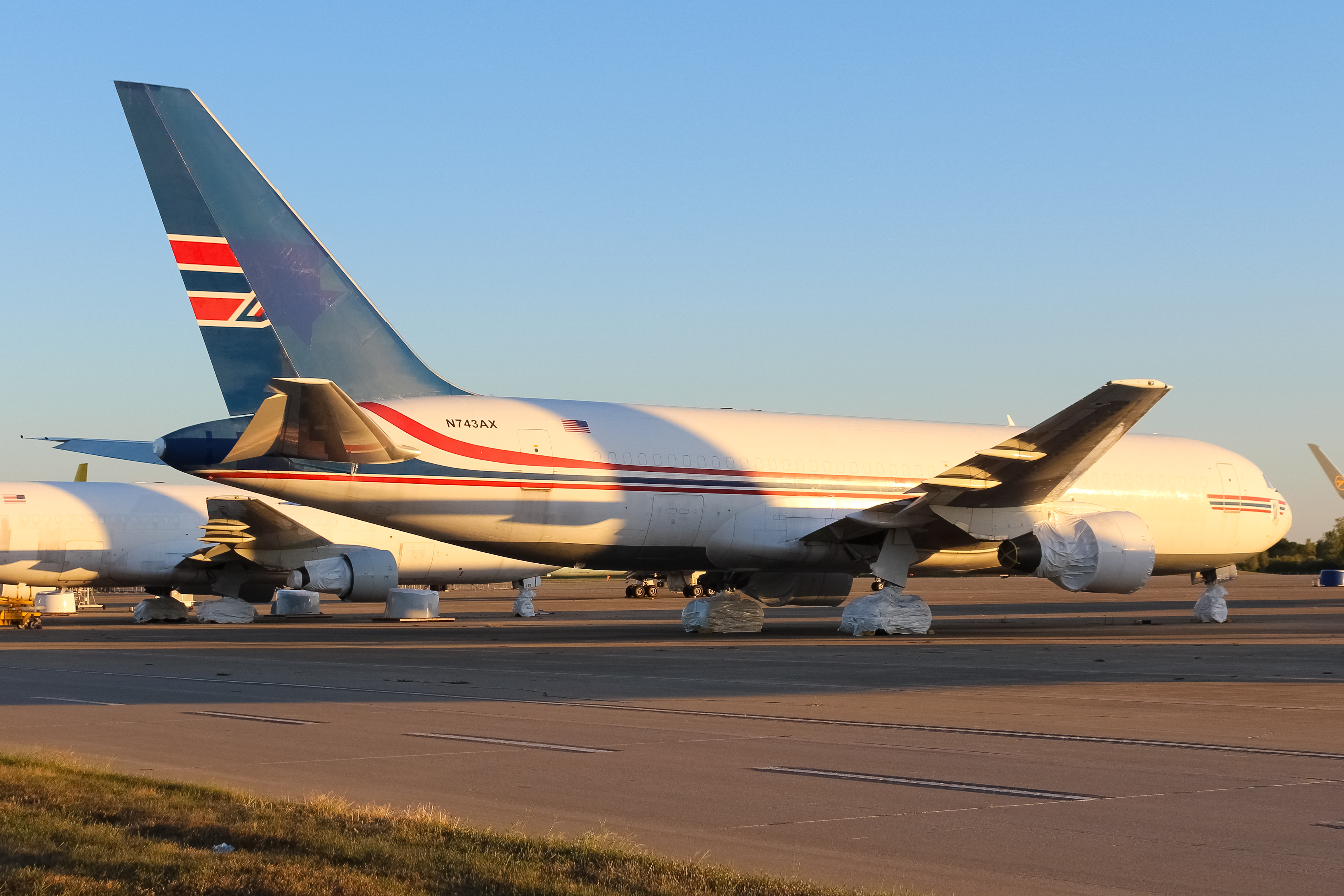 Full size: Amerijet Boeing 767-200F N743AX at Wilmington Air Park