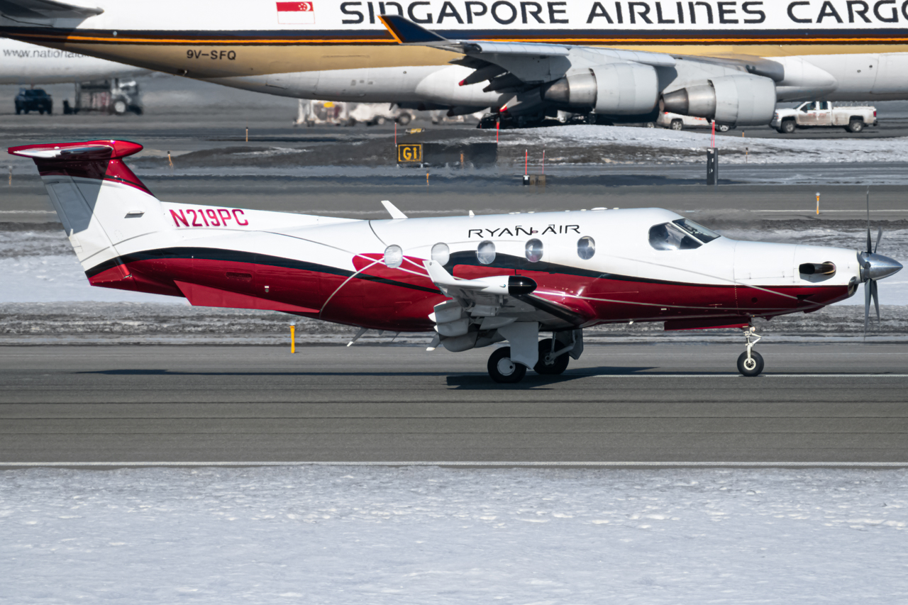 Full size: PRIVATE Pilatus PC-12 N291PC at Anchorage Ted Stevens International Airport