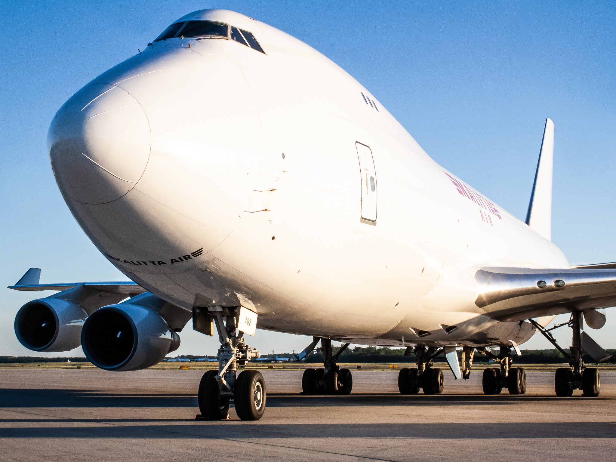 Full size: Kalitta Air Boeing 747-400F N702CK at Washington Dulles International Airport