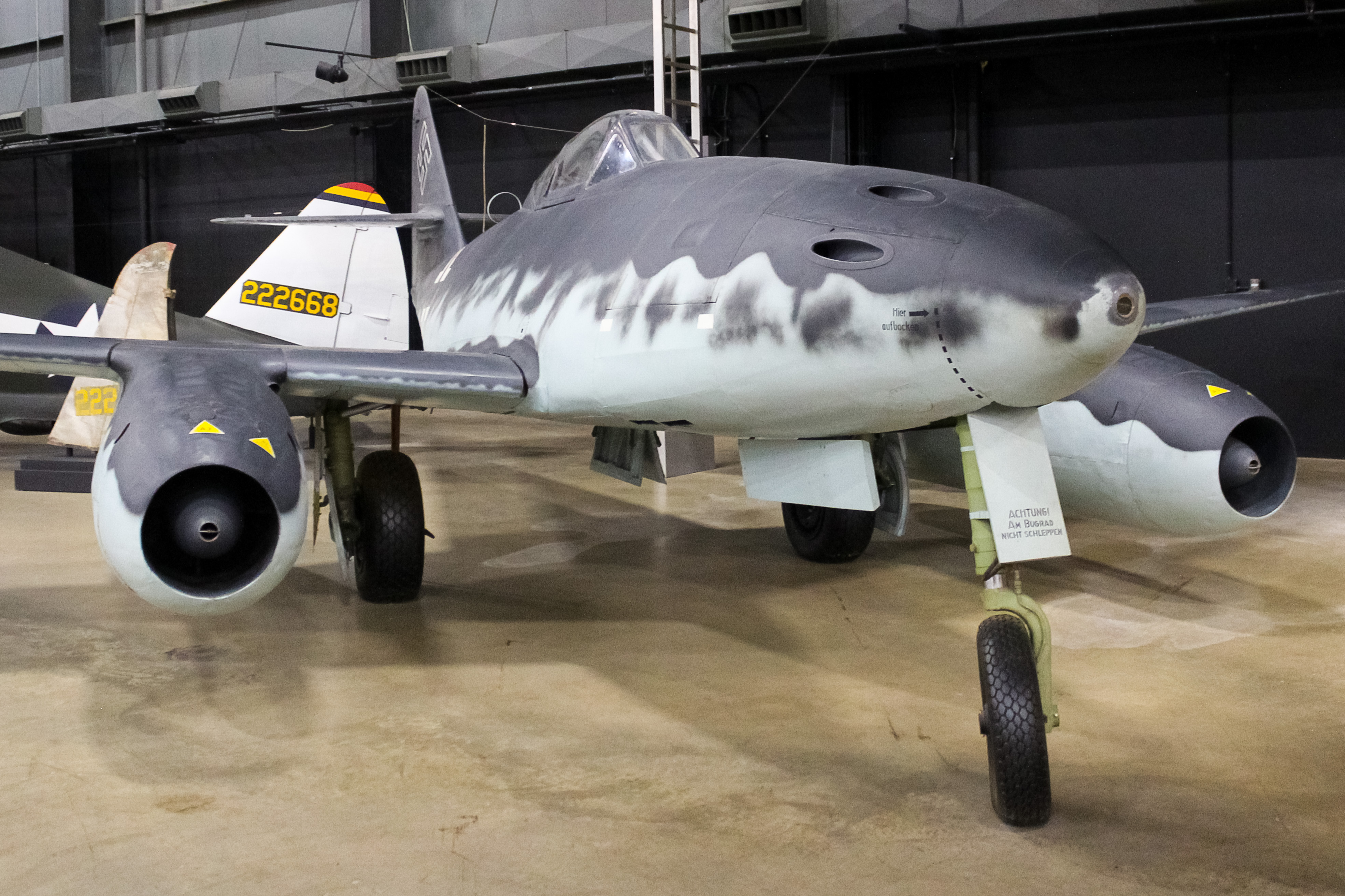 Full size: Luftwaffe Messerschmitt ME-262 Schwalbe N/A at Wright-Patterson Air Force Base