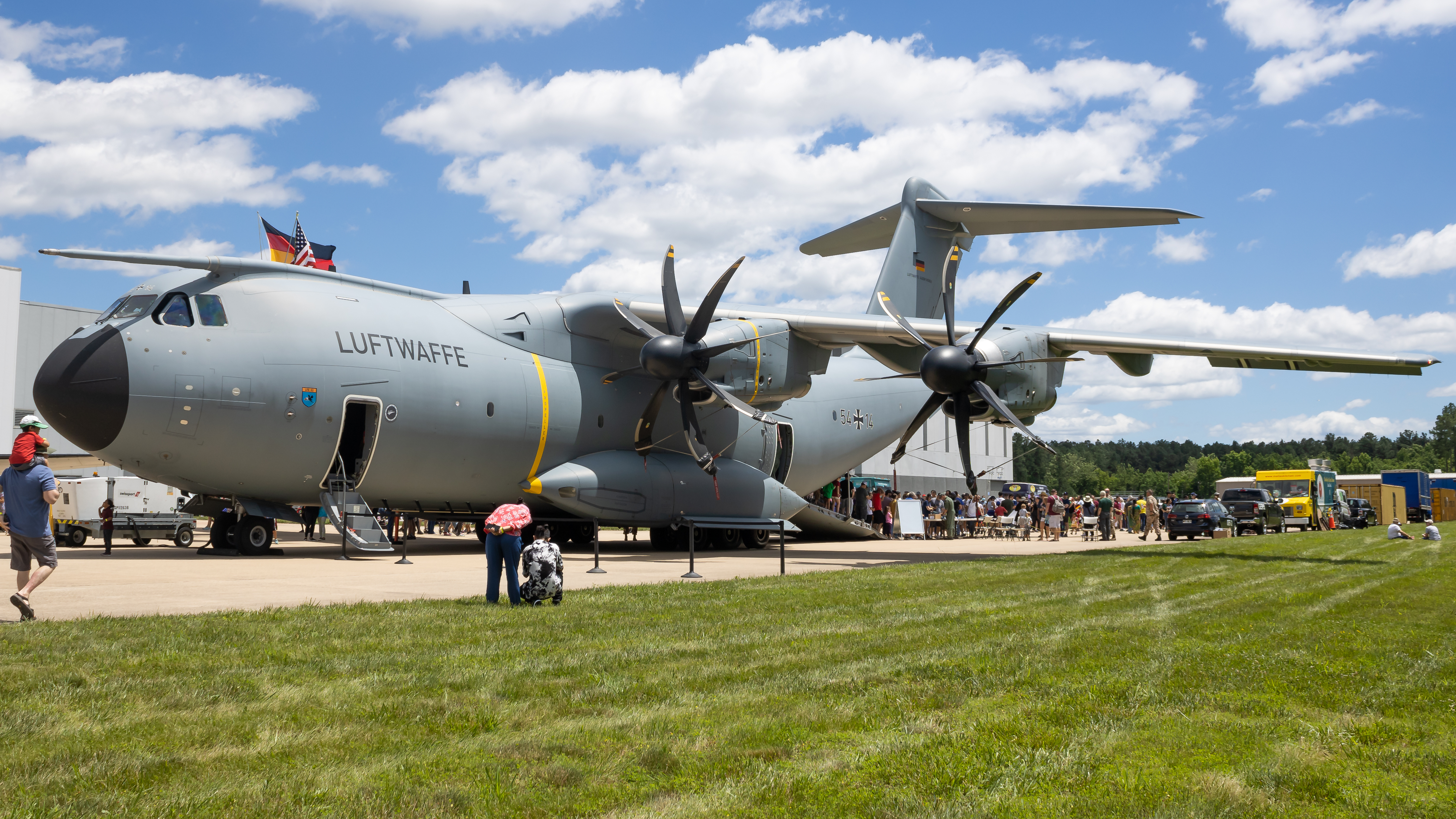 Full size: Luftwaffe Airbus A400M 54+14 at Washington Dulles International Airport