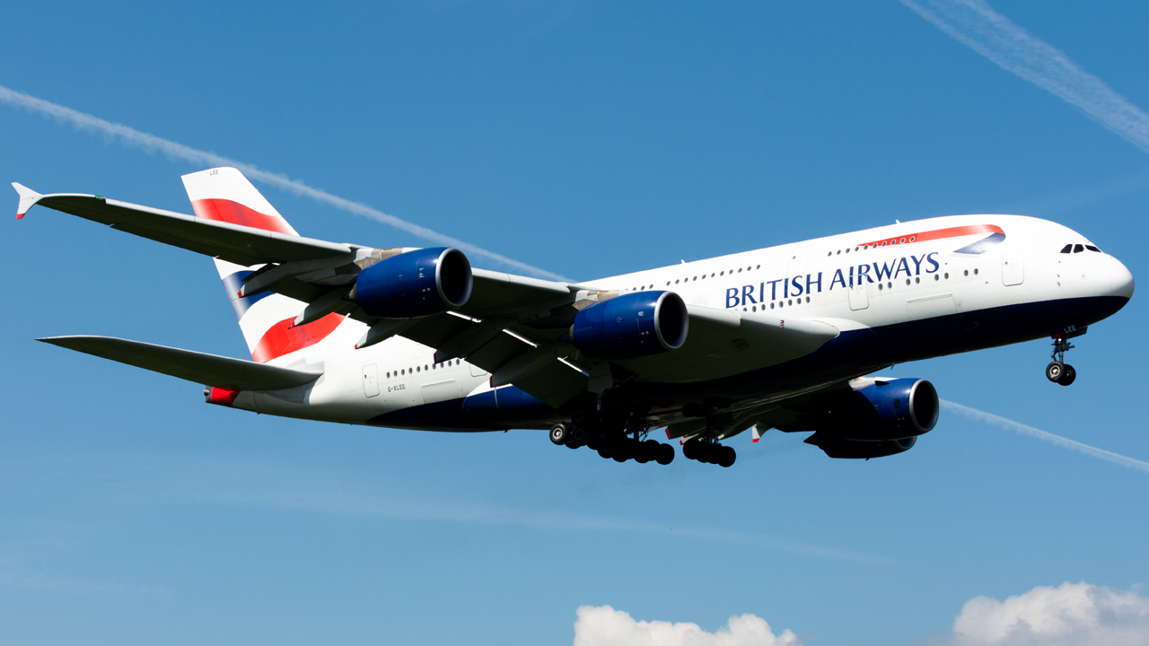 Full size: British Airways Airbus A380-800 G-XLEE at London Heathrow International Airport