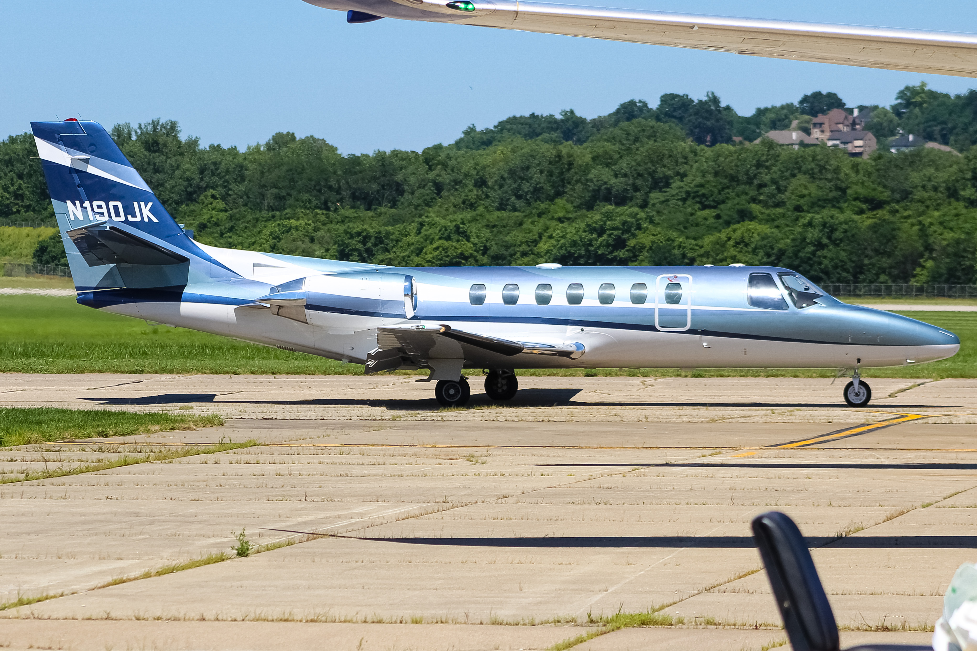 Full size: PRIVATE Cessna Citation 560 N190JK at Cincinnati Municipal Airport/Lunken Field