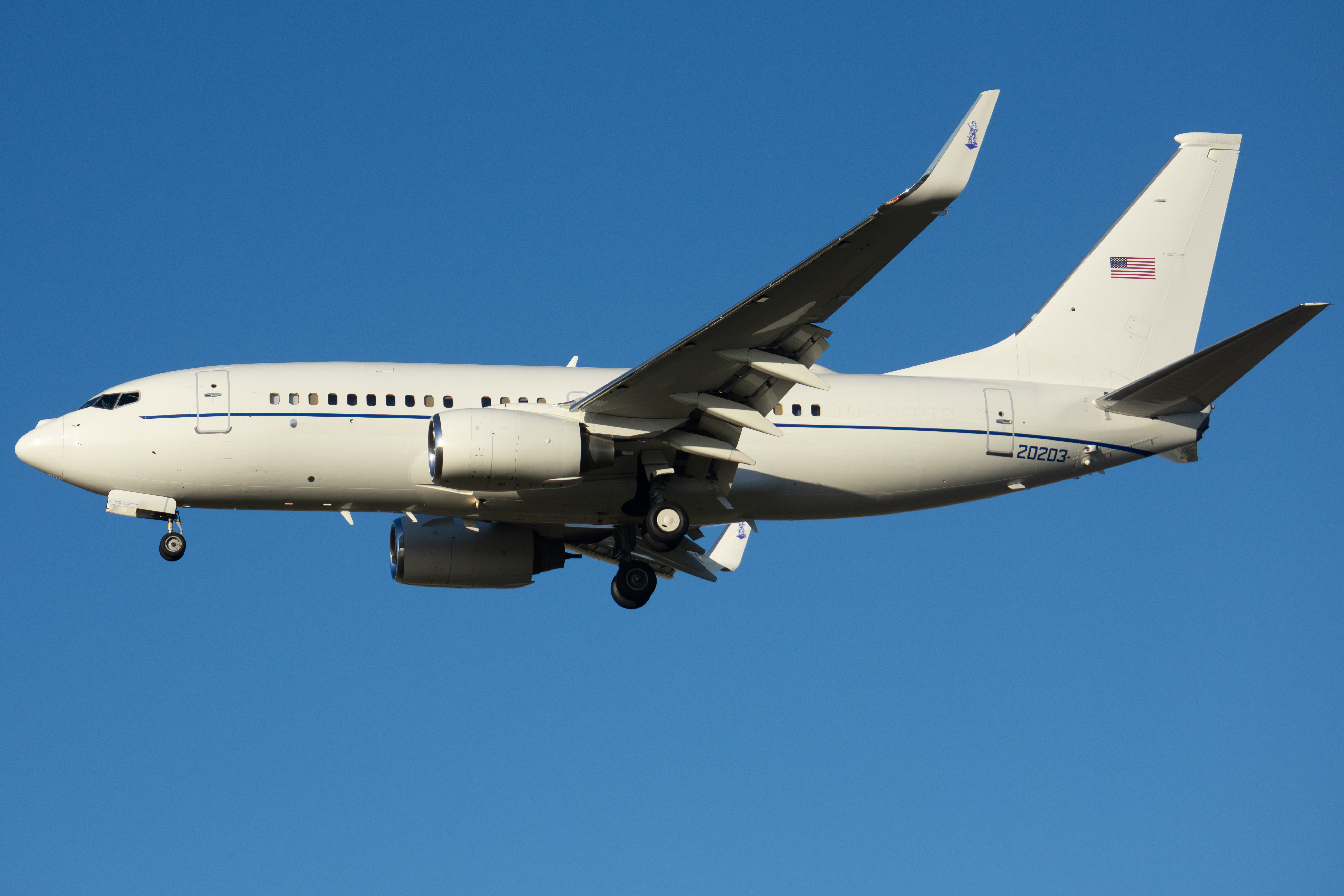 Full size: USAF - United States Air Force C-40C 02-0203 at Moffett Federal Airfield