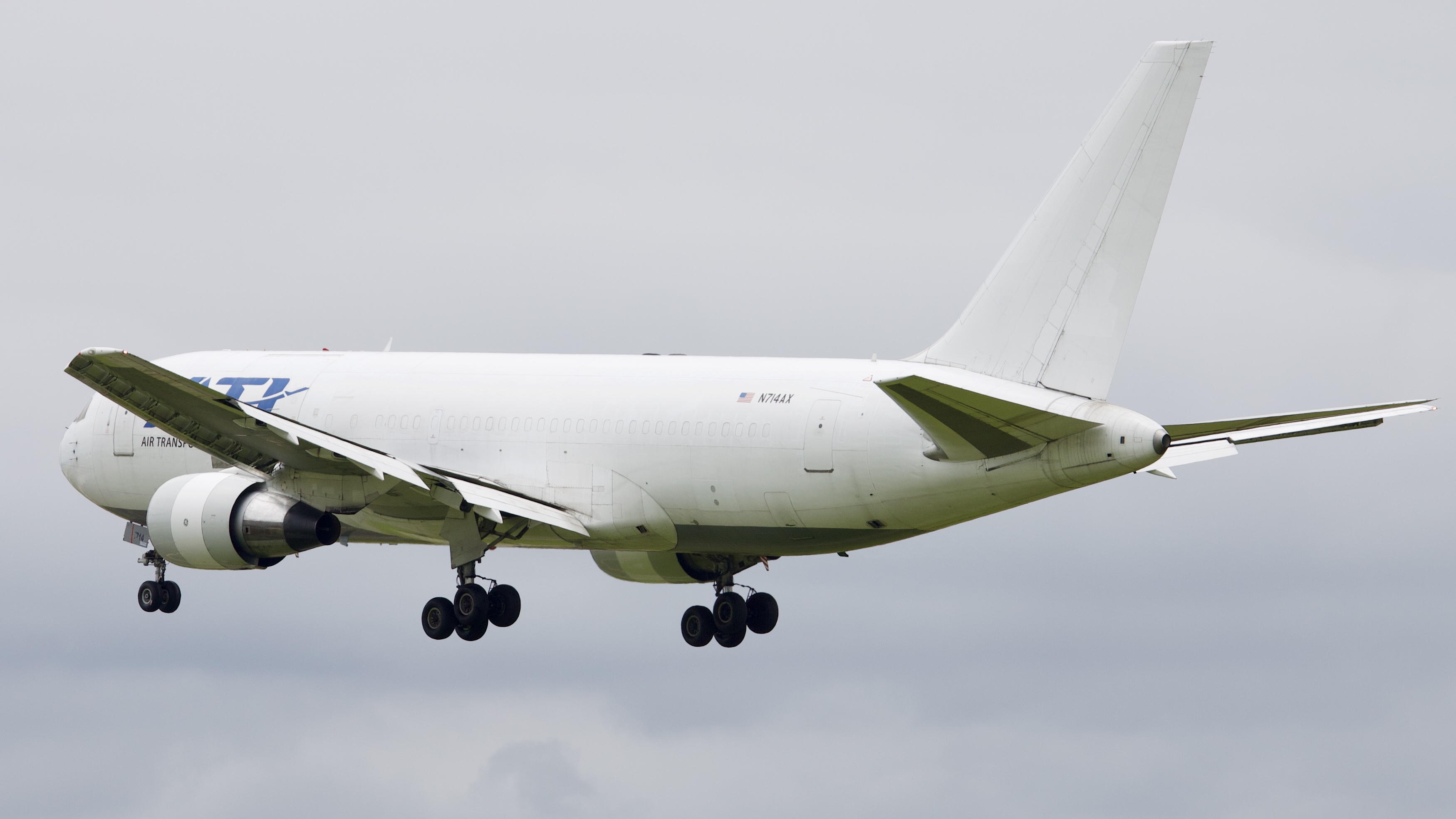 Full size: Air Transport International Boeing 767-200F N714AX at Houston-George Bush Intercontinental Airport