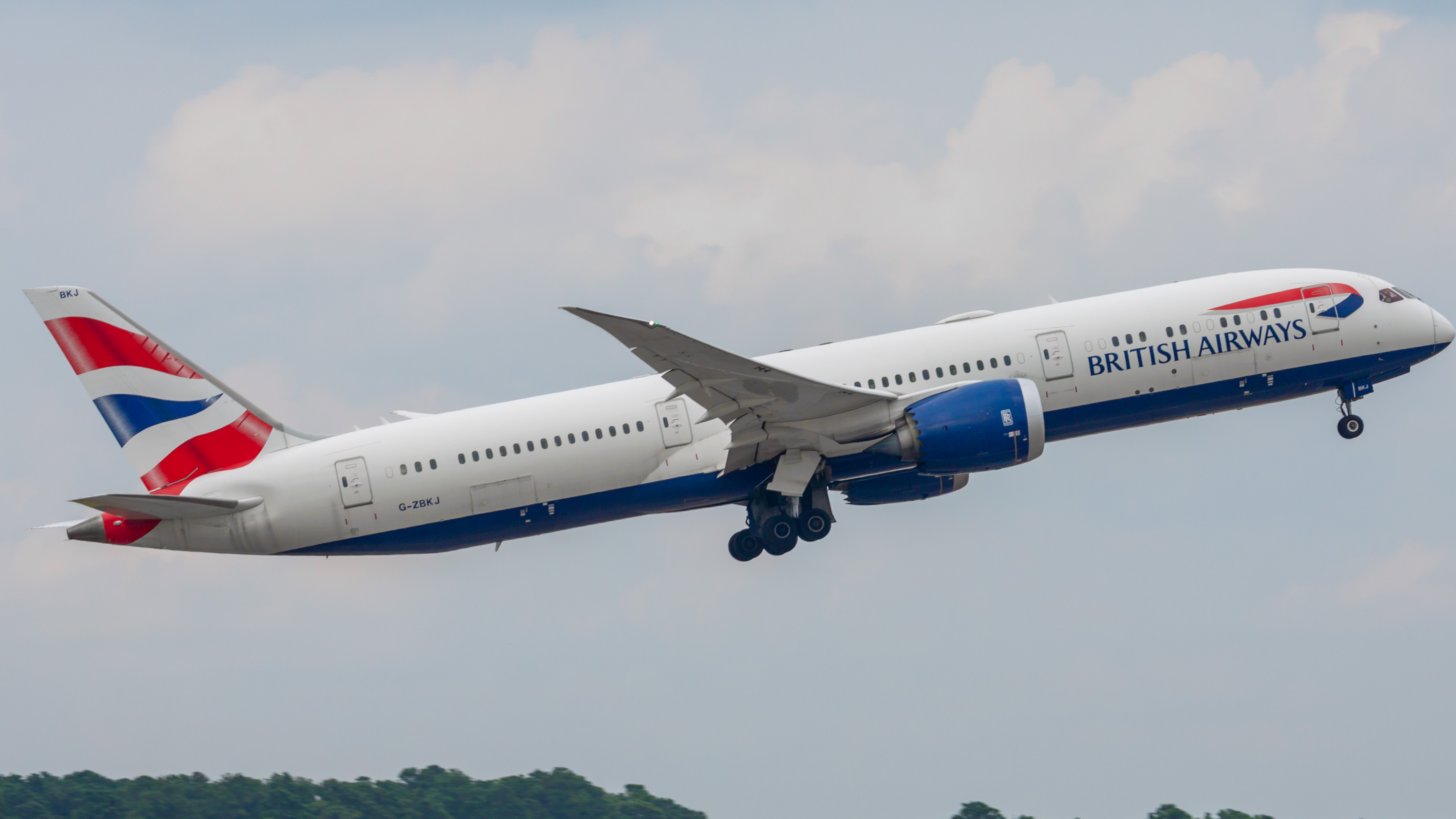 Full size: British Airways Boeing 787-9 G-ZBKJ at Houston-George Bush Intercontinental Airport