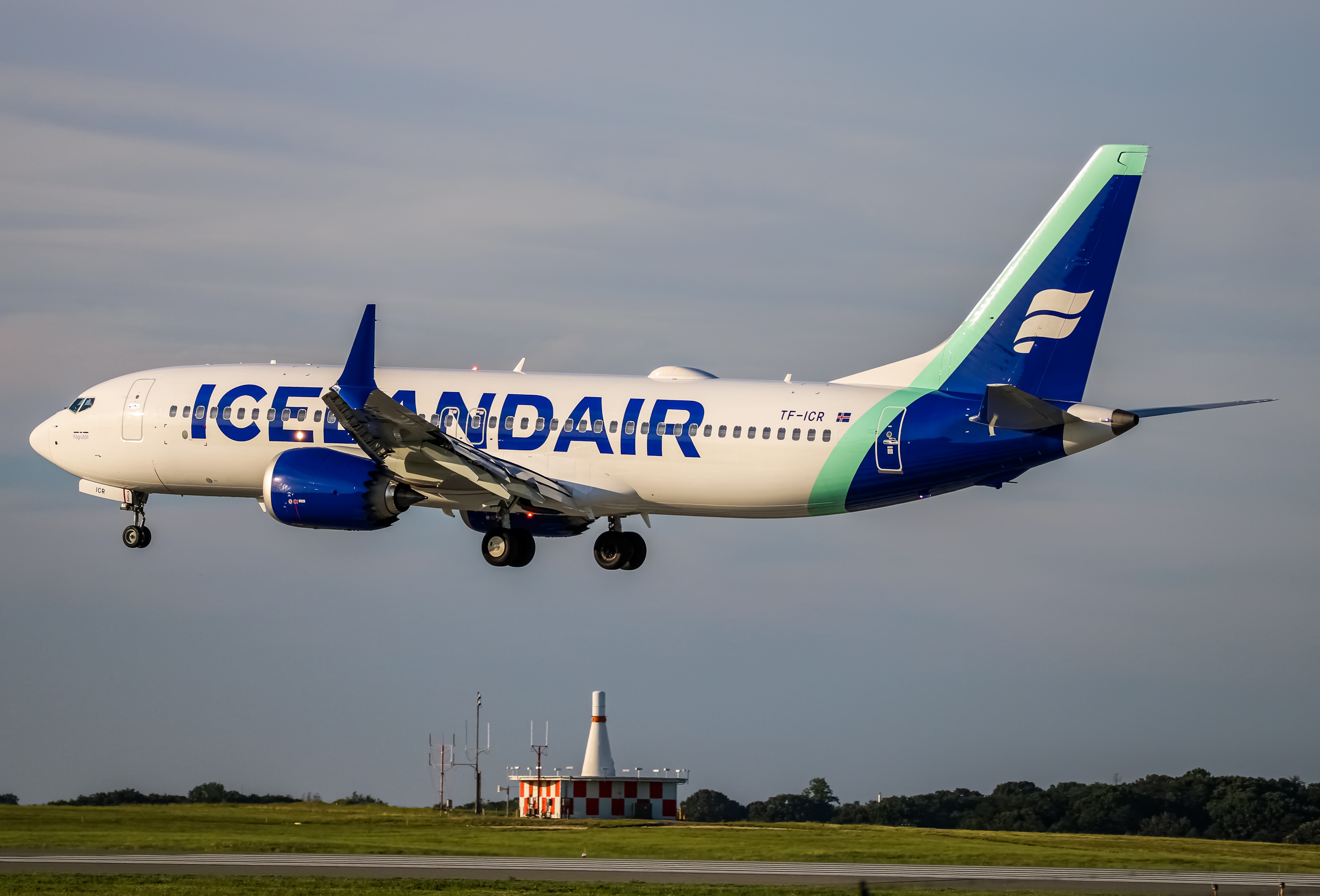 Full size: Icelandair Boeing 737 MAX 8 TF-ICR at Baltimore/Washington International Thurgood Marshall Airport