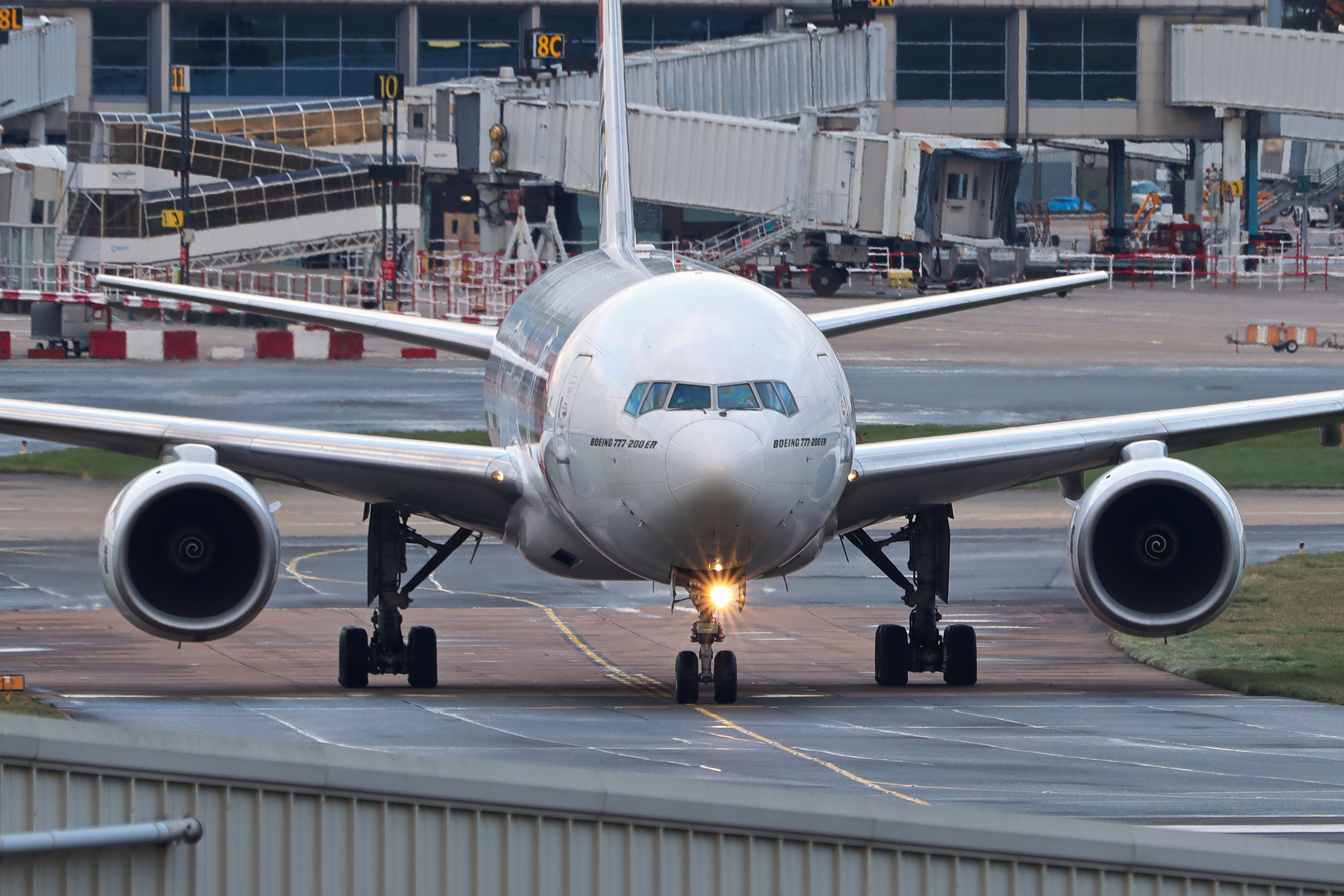 Full size: RED WINGS AIRLINES  Boeing 777-200ER VP-BMR at Birmingham Airport