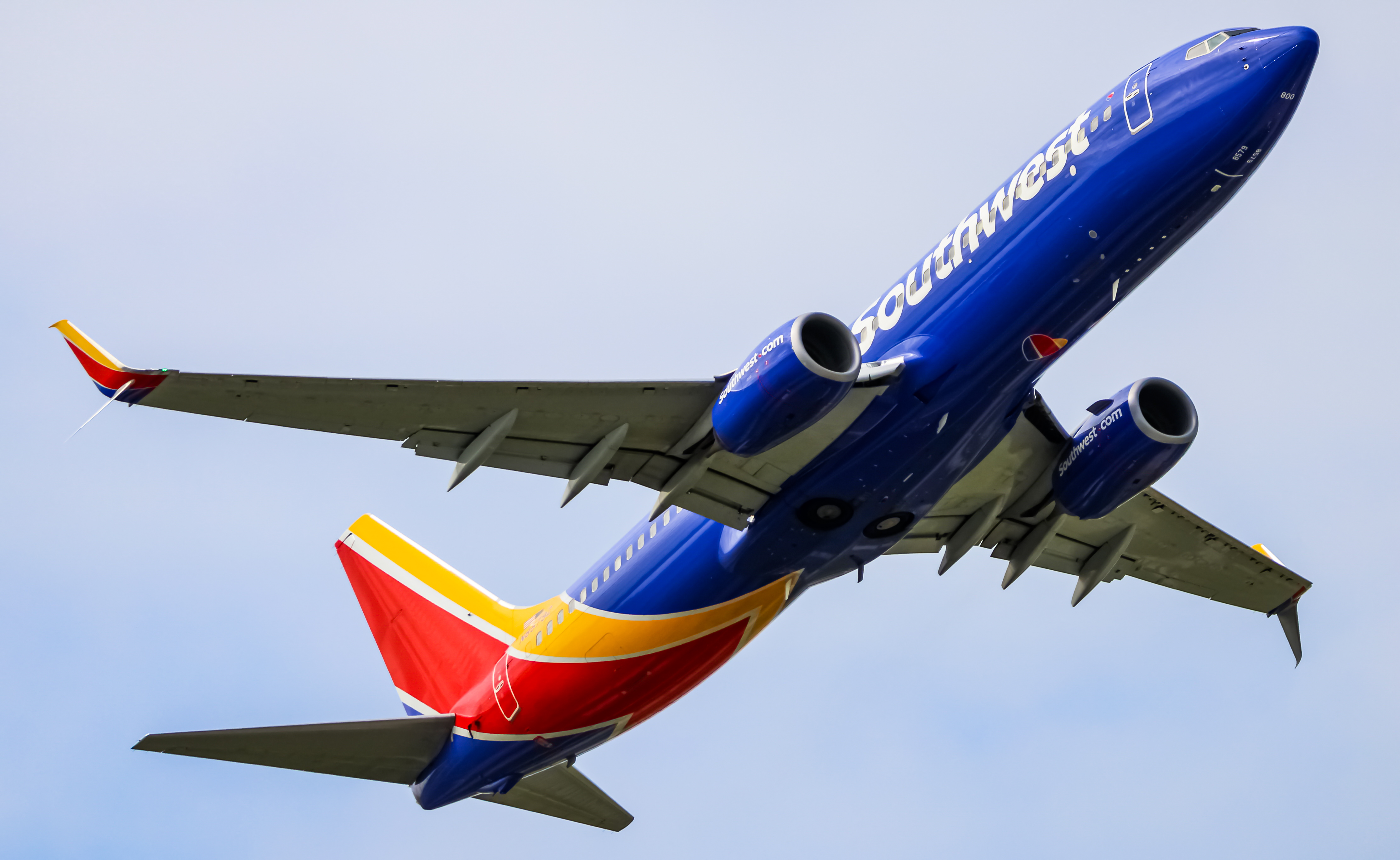 Full size: Southwest Airlines Boeing 737-800 N8579Z at Baltimore/Washington International Thurgood Marshall Airport