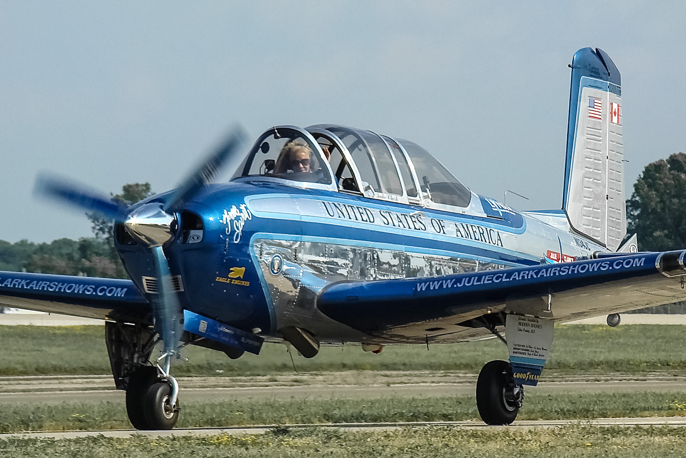 Full size: PRIVATE Beechcraft T-34 Mentor  N134JC at Wittman Regional Airport