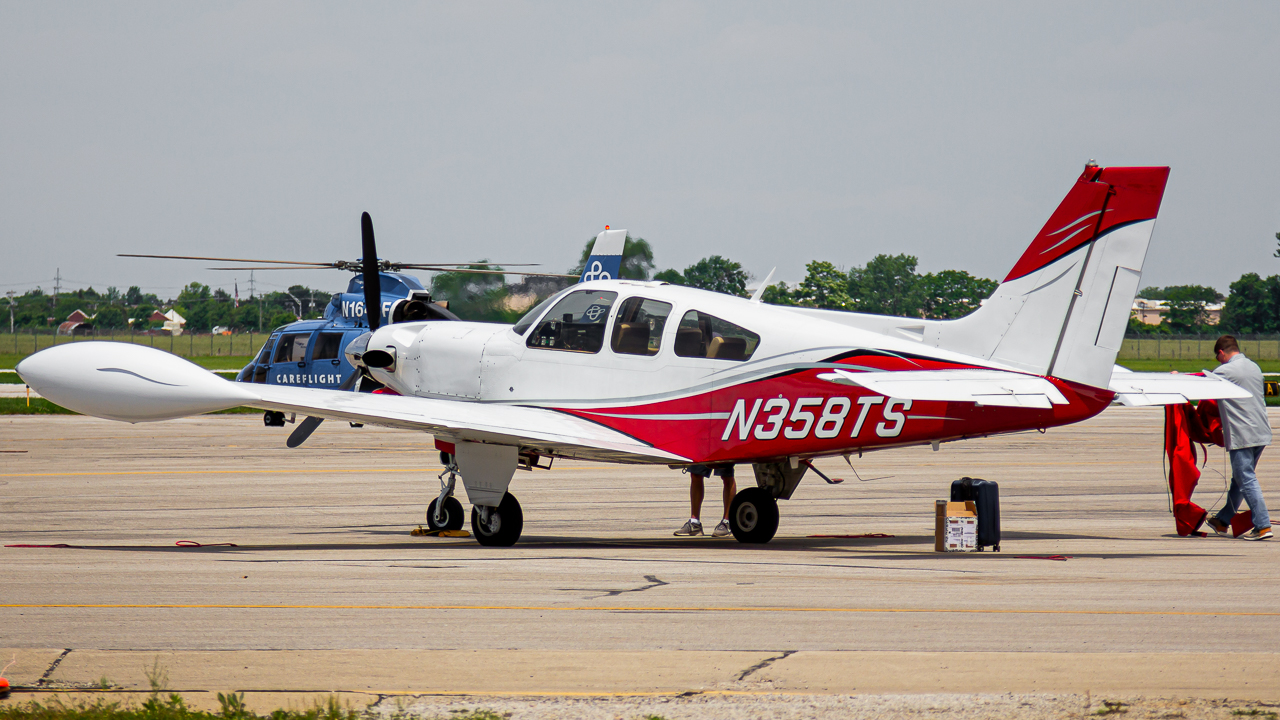 Full size: PRIVATE Dudley Kem WH4 Harpoon N358TS at Ohio State University Airport