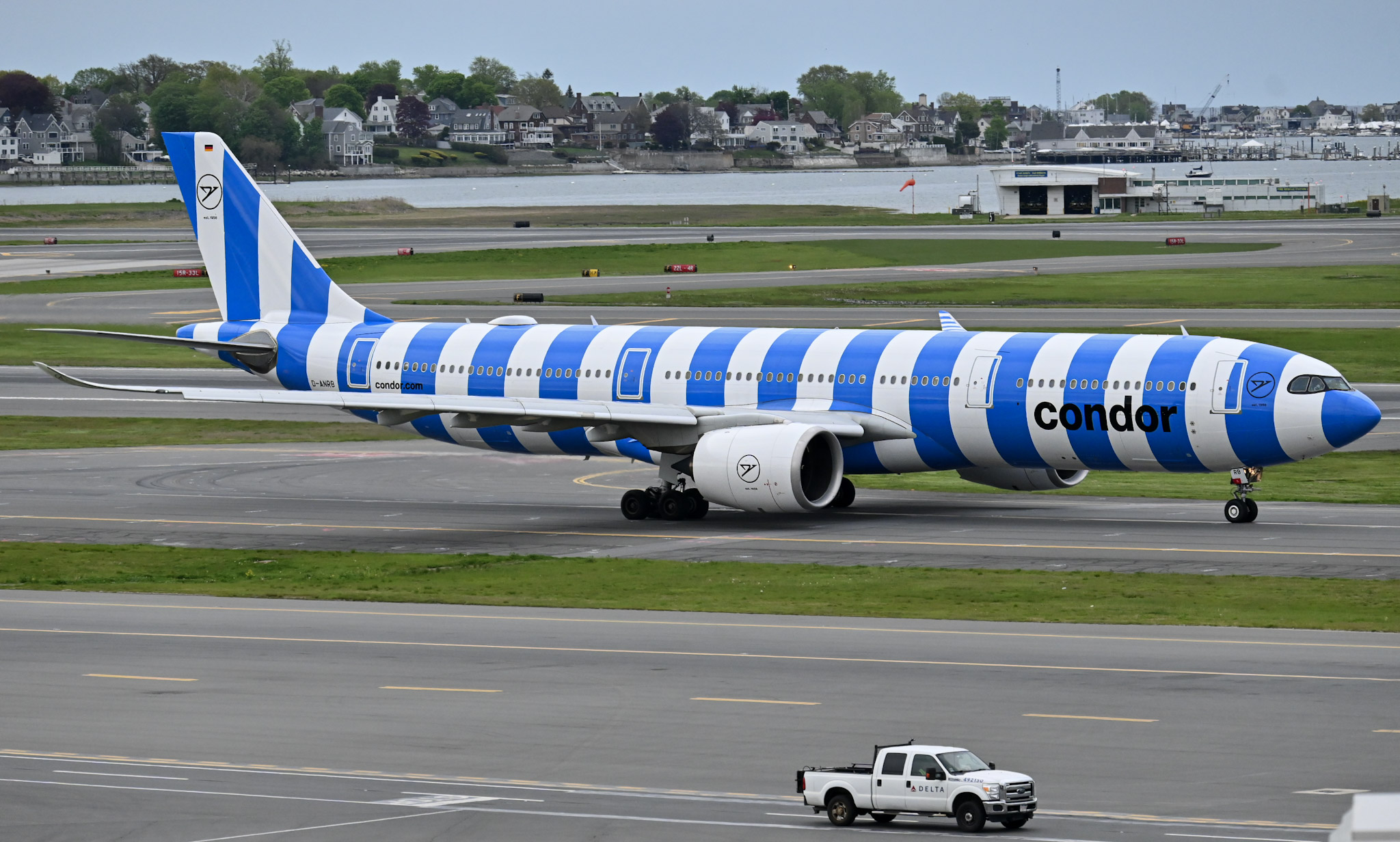 Full size: Condor Airbus A330-900 D-ANRB at General Edward Lawrence Logan International Airport