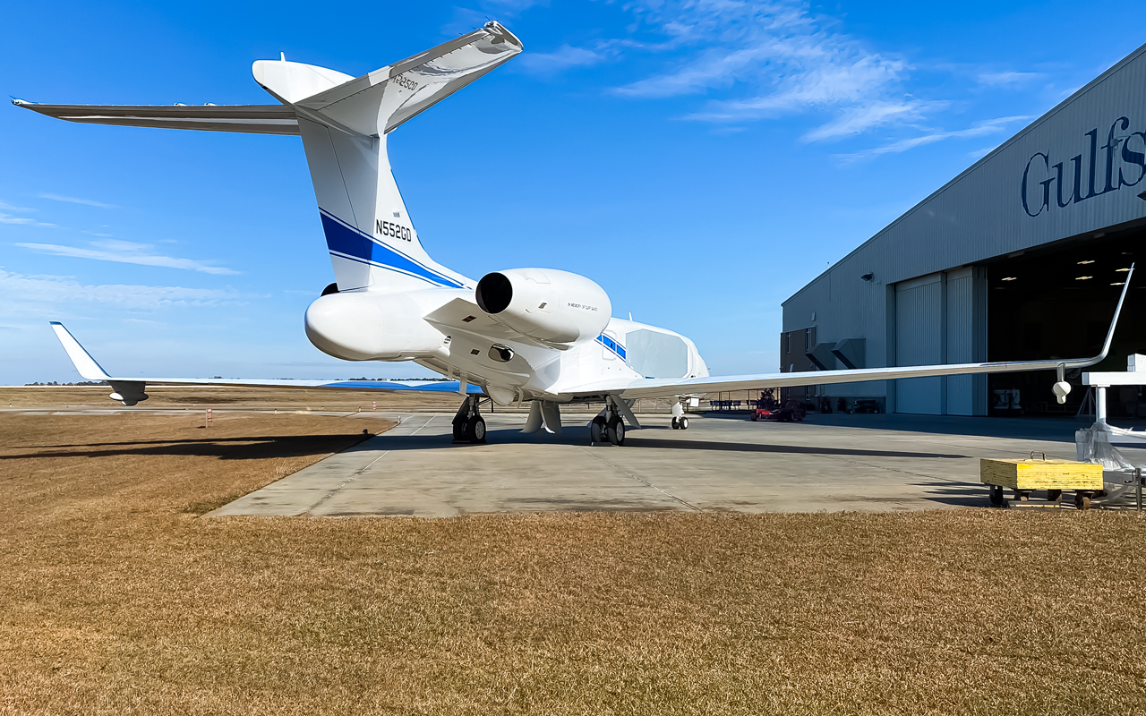 Full size: Israeli Air Force (Gulfstream Aerospace) Gulfstream G550 CAEW  N552GD at Savannah/Hilton Head International Airport