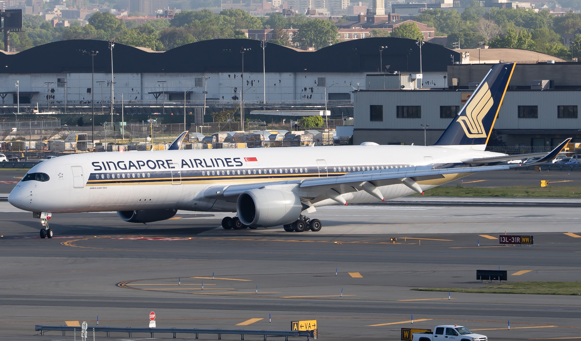 Full size: Singapore Airlines Airbus A350-900ULR 9V-SGA at John F. Kennedy International Airport