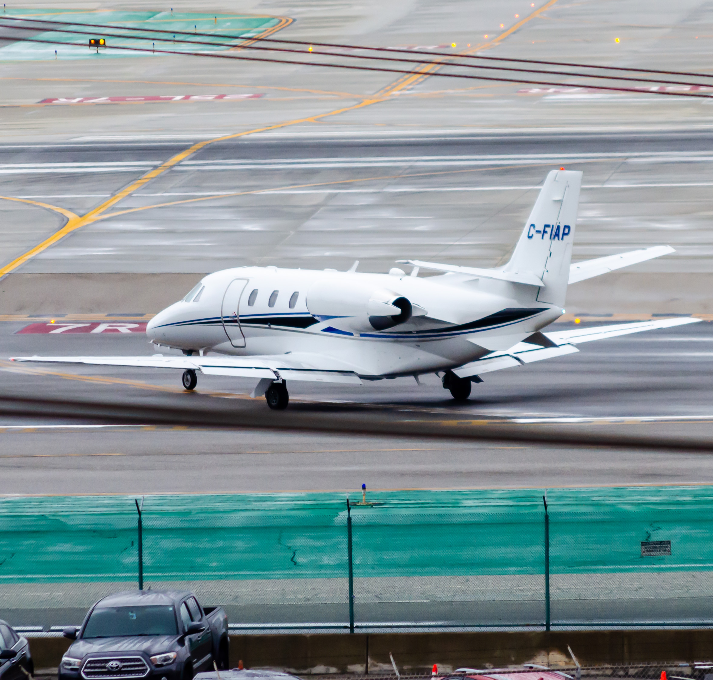 Full size: PRIVATE Cessna 560XLS Citation Excel C-FIAP  at Los Angeles International Airport