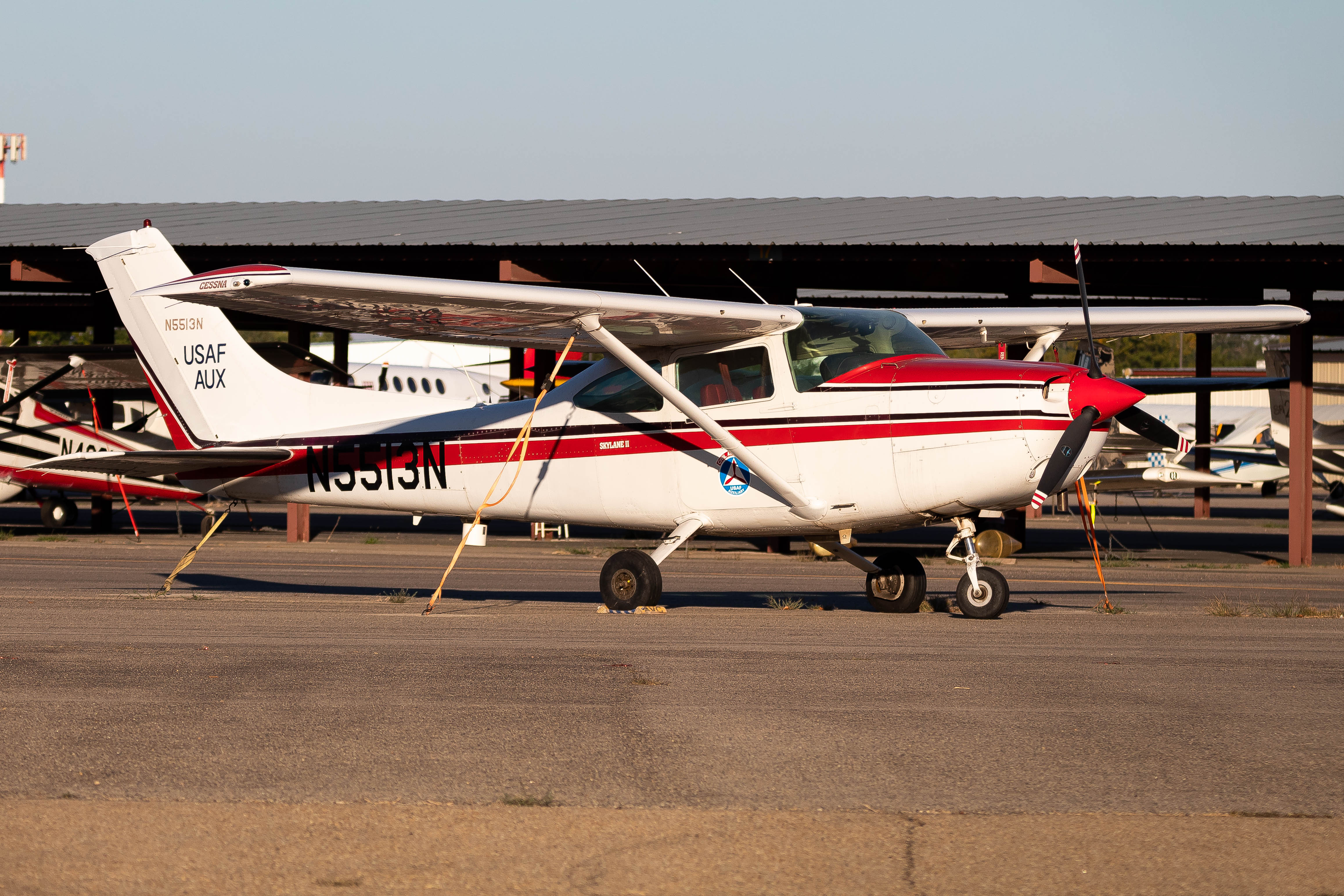 Full size: USAF - United States Air Force Cessna 172 N5513N at Nampa Municipal Airport