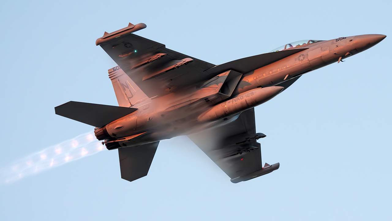 Full size: USN - United States Navy Boeing EA-18G Growler 168773 at Wittman Regional Airport