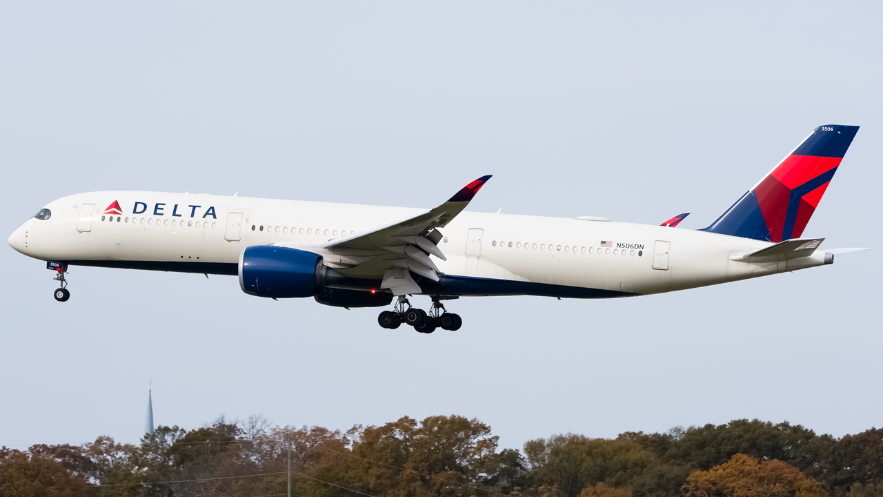 Full size: Delta Airlines Airbus A350-900 N506DN at Hartsfield-Jackson Atlanta International Airport