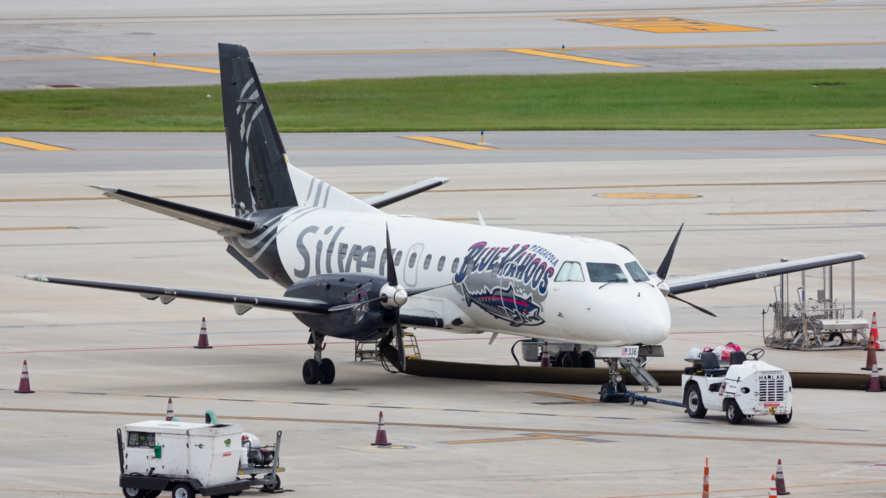 Full size: Silver Airlines Saab 340 N336AG at Fort Lauderdale/Hollywood International Airport