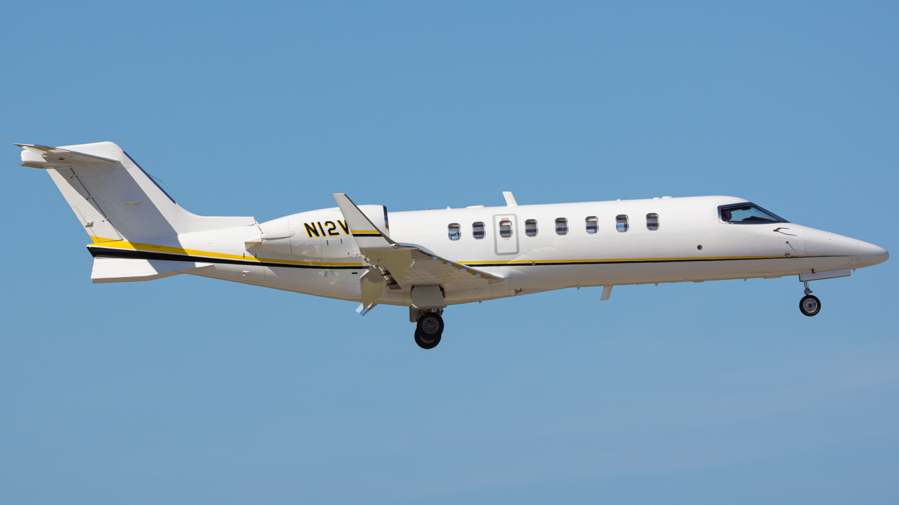 Full size: PRIVATE Learjet 45 N12VU at Naples Municipal Airport