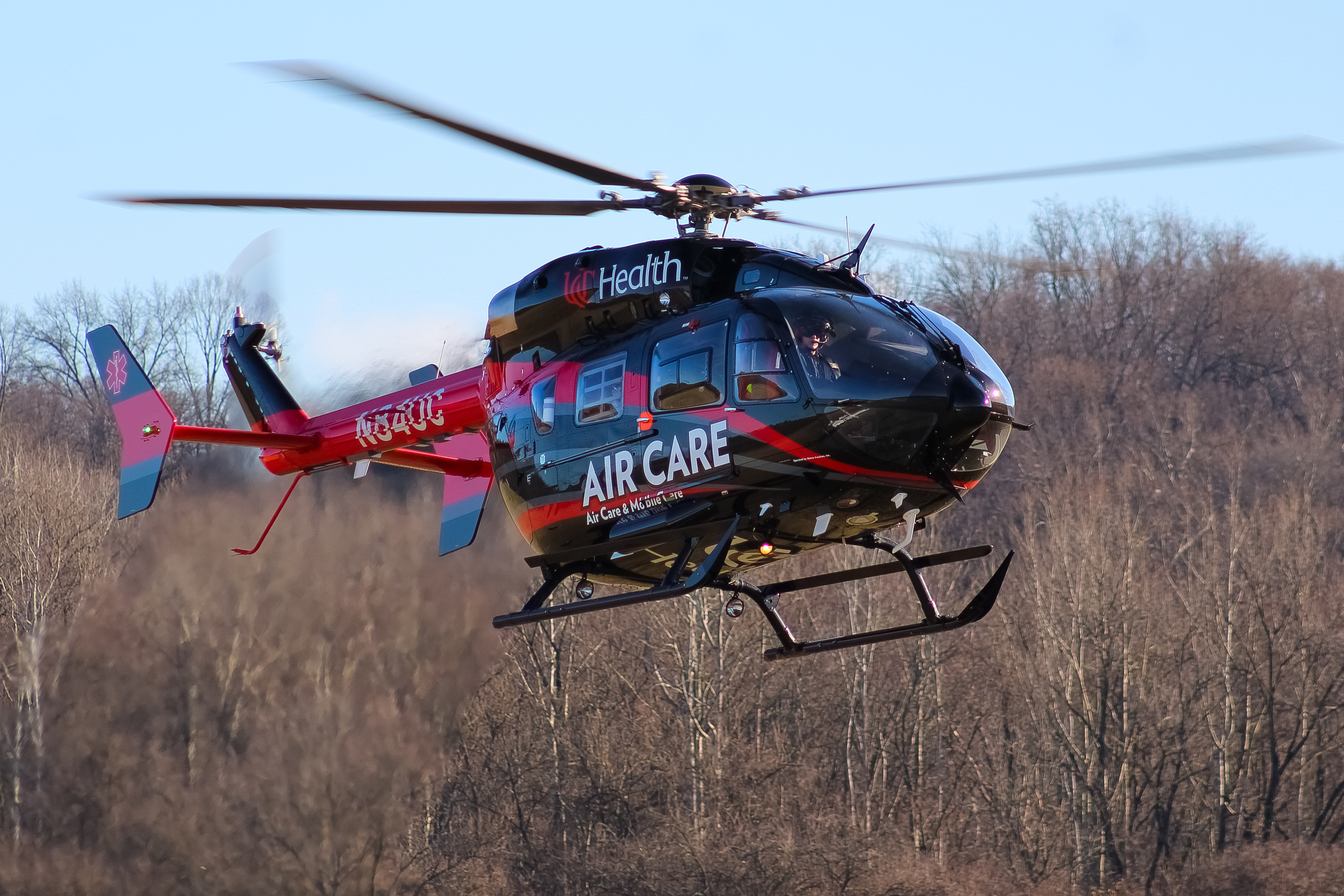 Full size: UC Air Care Airbus H145 N84UC at Cincinnati Municipal Airport/Lunken Field