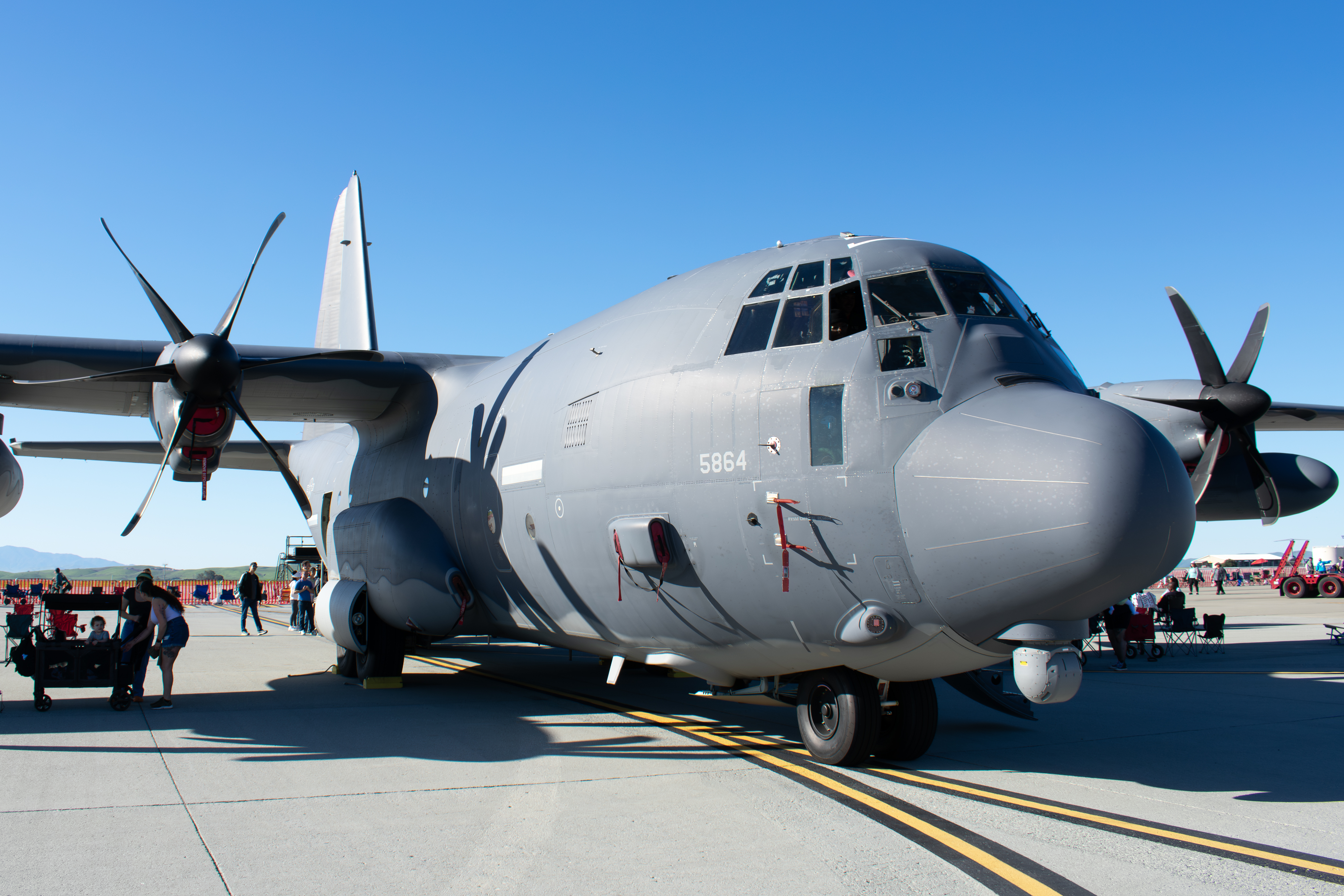 Full size: USAF - United States Air Force Lockheed Martin HC-130J Combat King II 14-5864 at Fairfield Travis Air Force Base