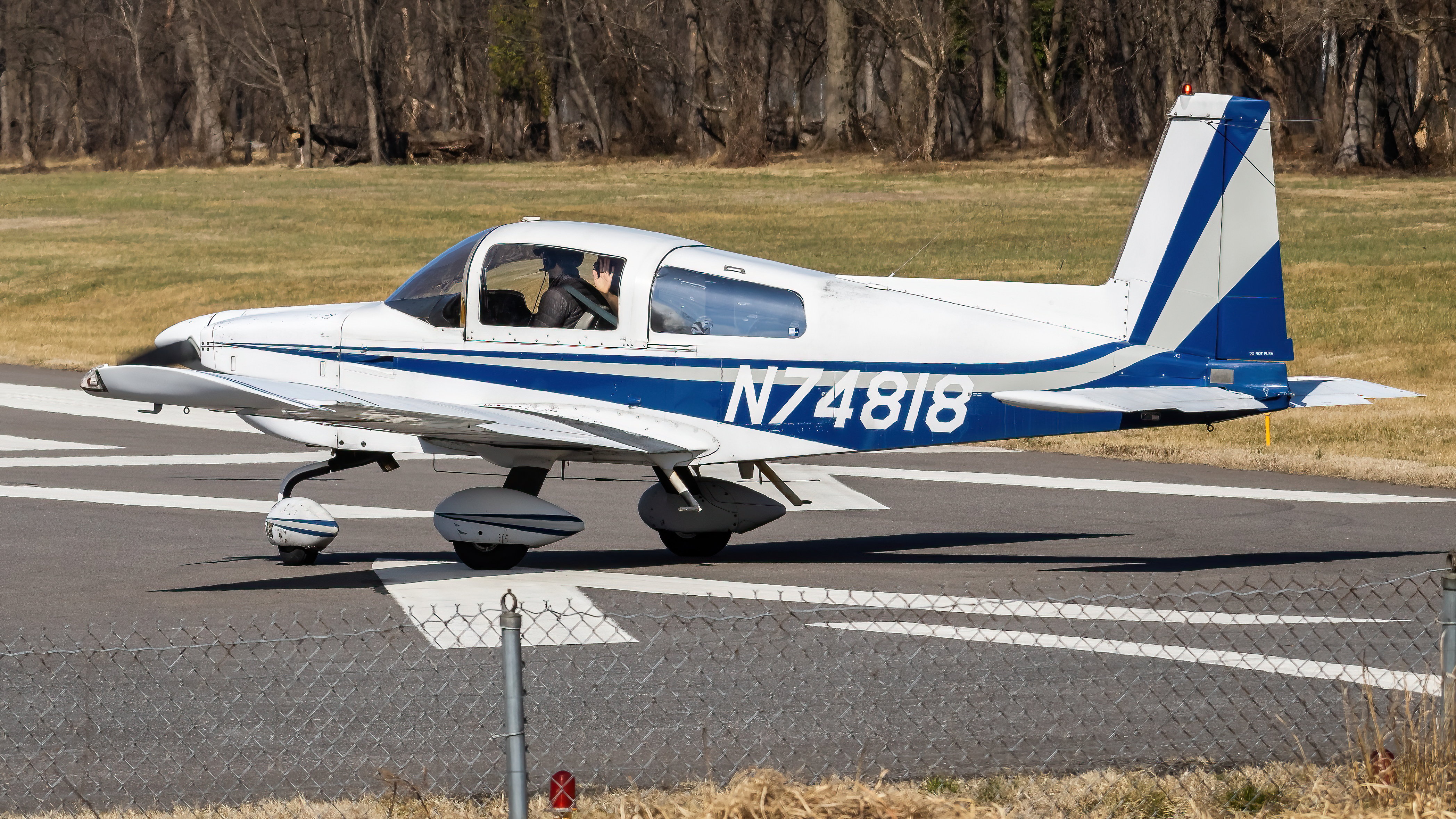 Full size: PRIVATE Grumman American AA-5B N74818 at College Park Airport