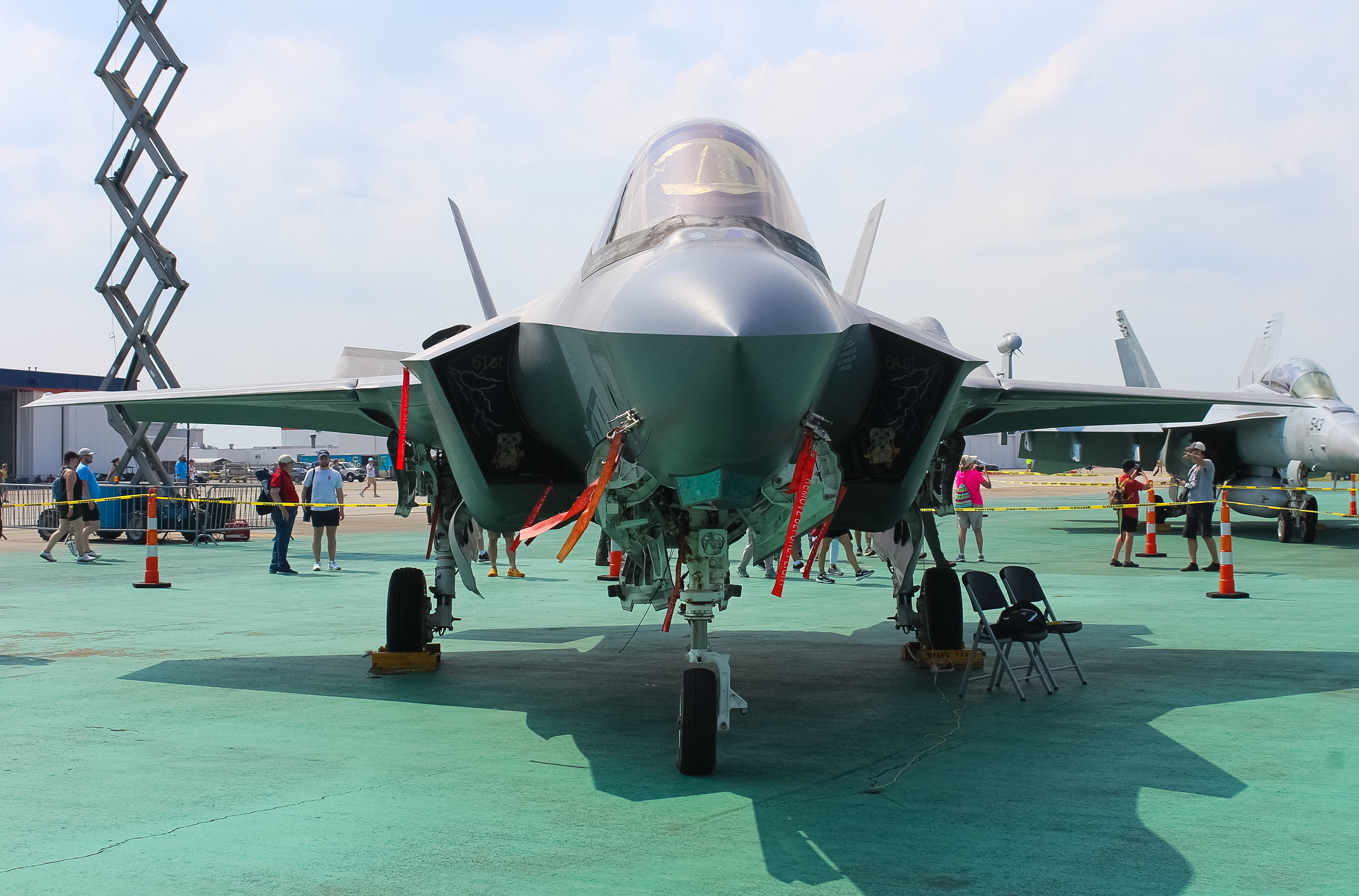 Full size: USAF - United States Air Force Lockheed Martin F-35 Lightning N/A at James M Cox Dayton International Airport
