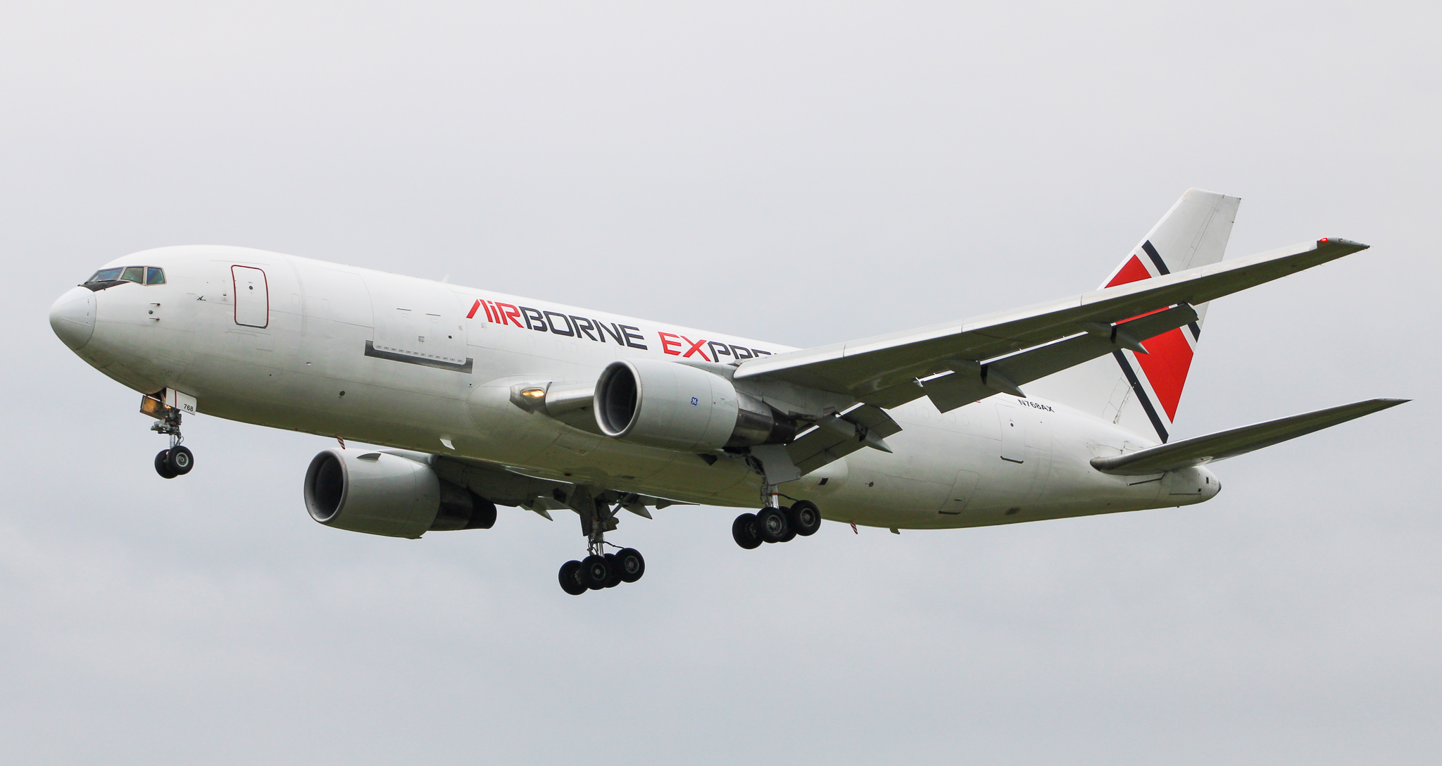 Full size: ABX Air Boeing 767-200F N768AX at Baltimore/Washington International Thurgood Marshall Airport