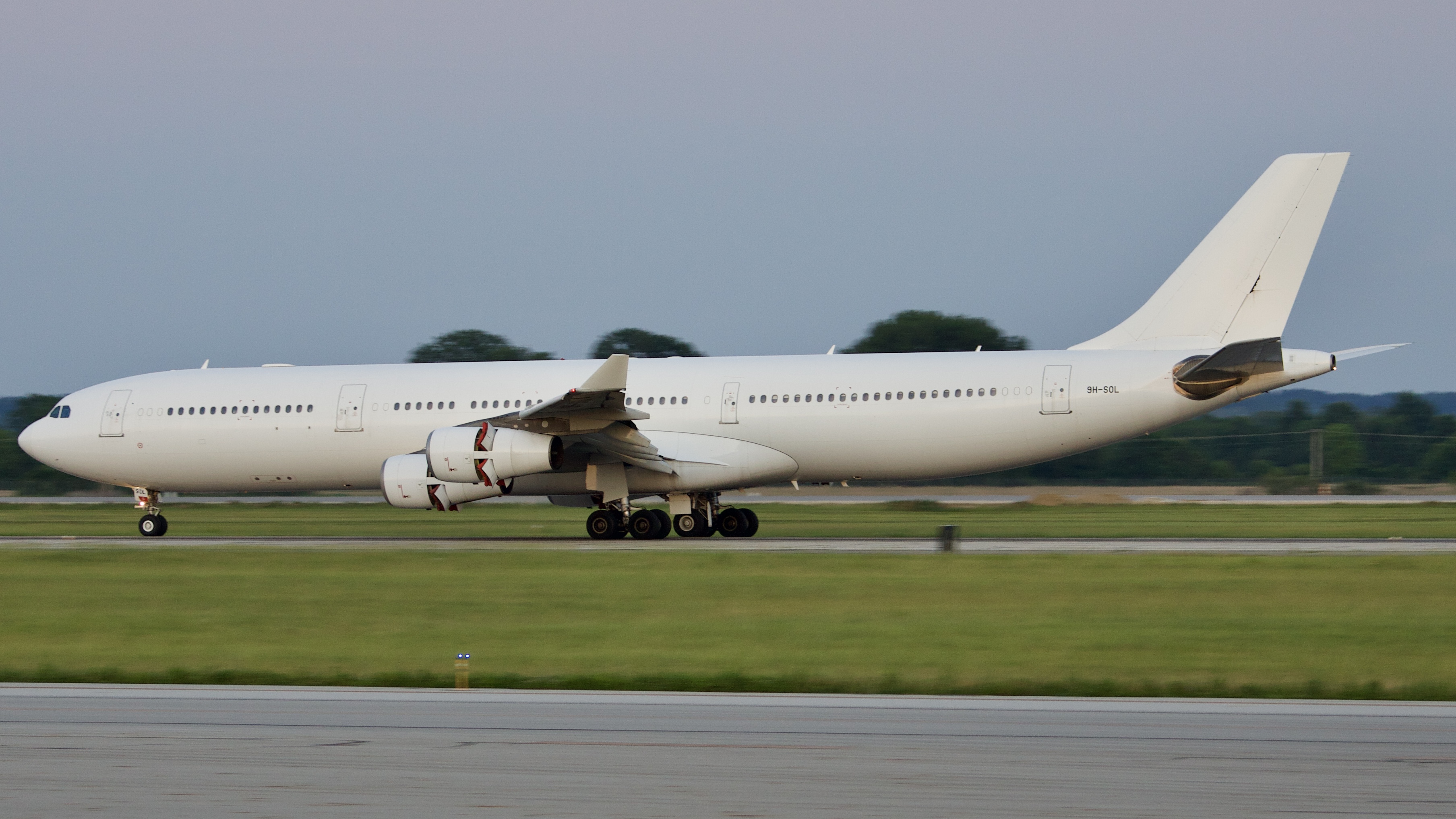 Full size: HiFly Malta Airbus A340-300 9H-SOL at Rickenbacker International Airport