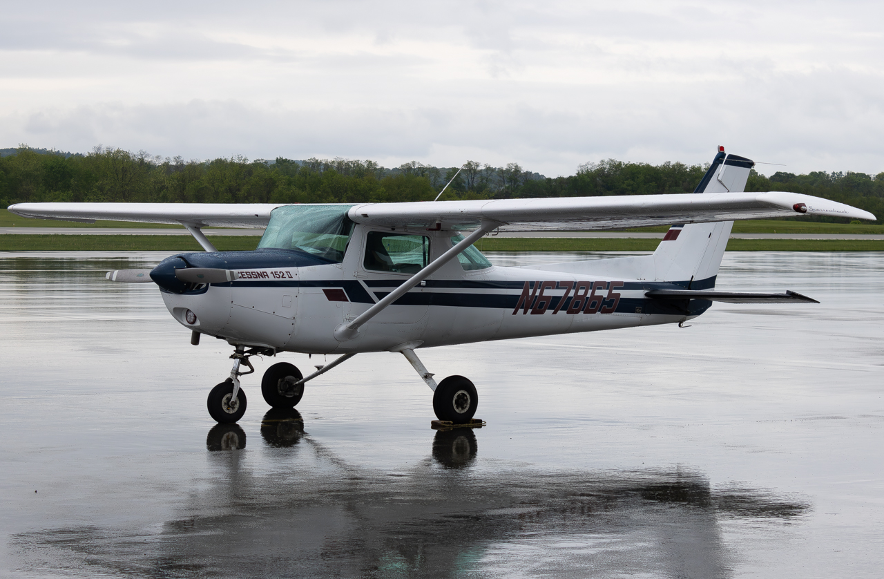 Full size: PRIVATE Cessna 152 N67865 at Latrobe Arnold Palmer Regional Airport