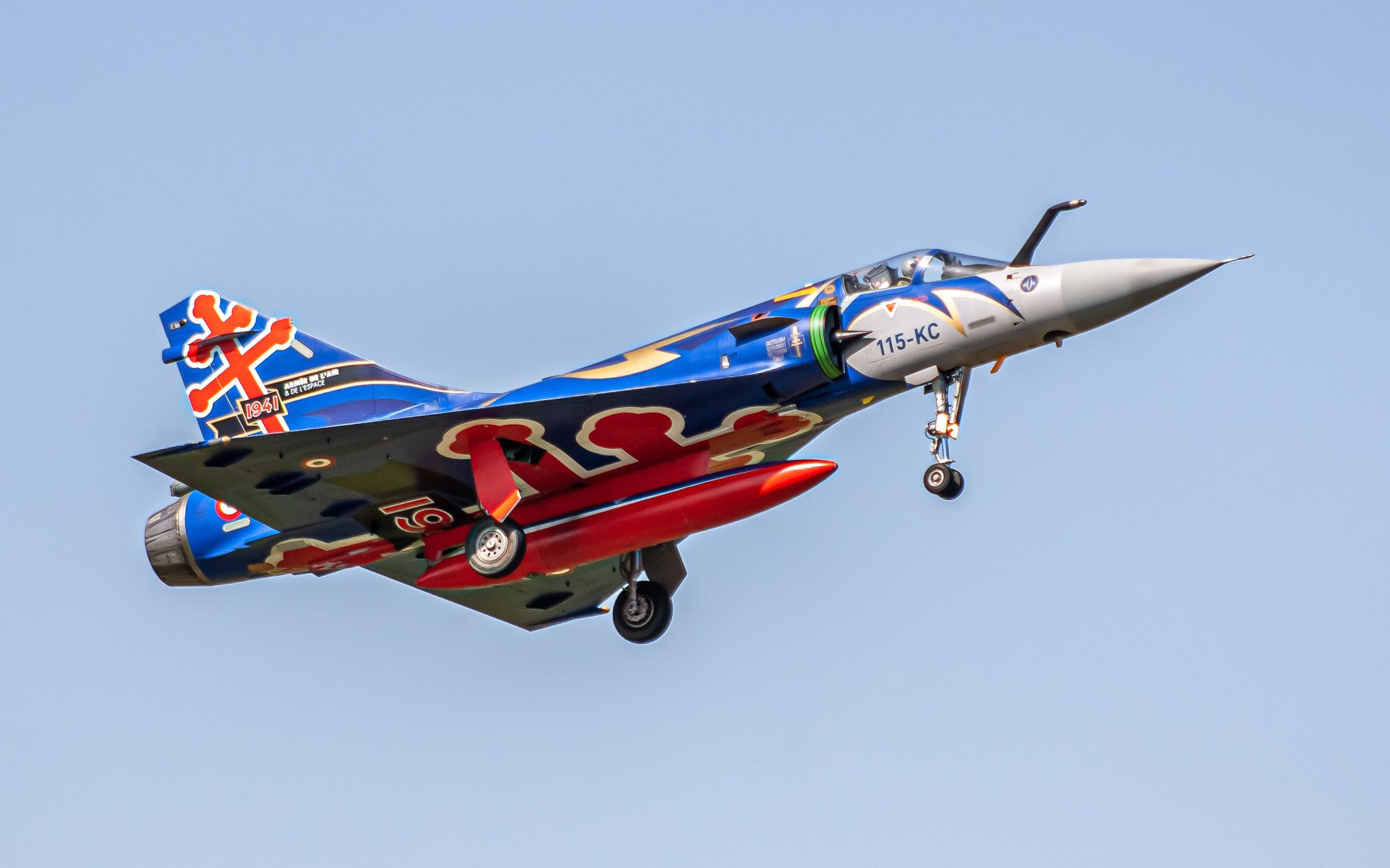 Full size: France Air Force Dassault Mirage 2000 115-KC at 