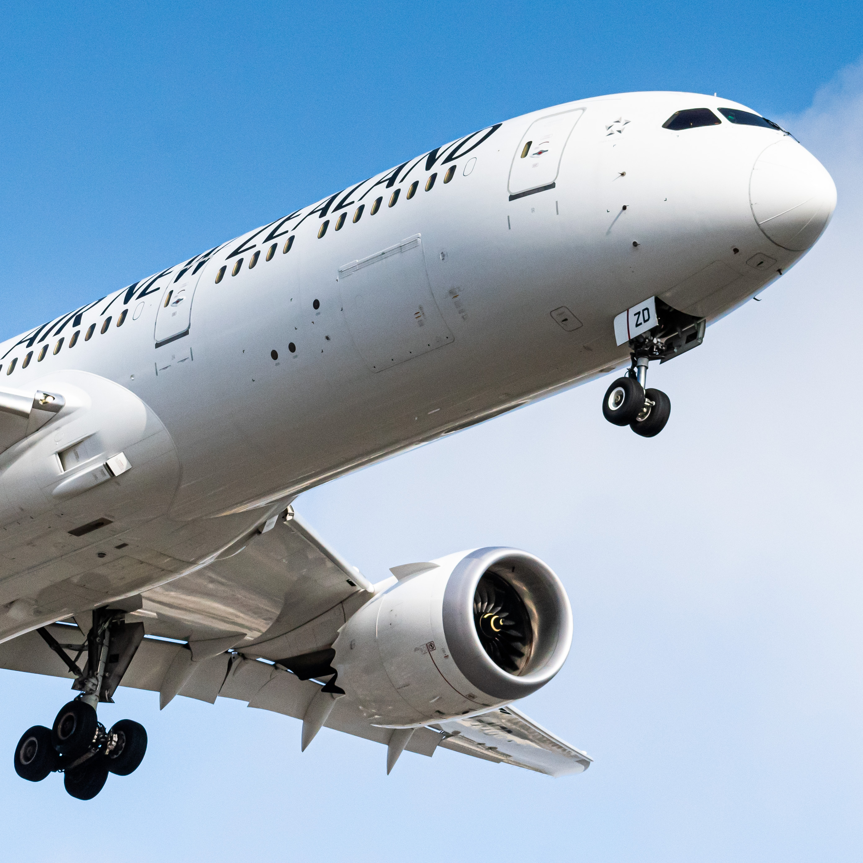 Full size: Air New Zealand Boeing 787-9 ZK-NZD at Los Angeles International Airport