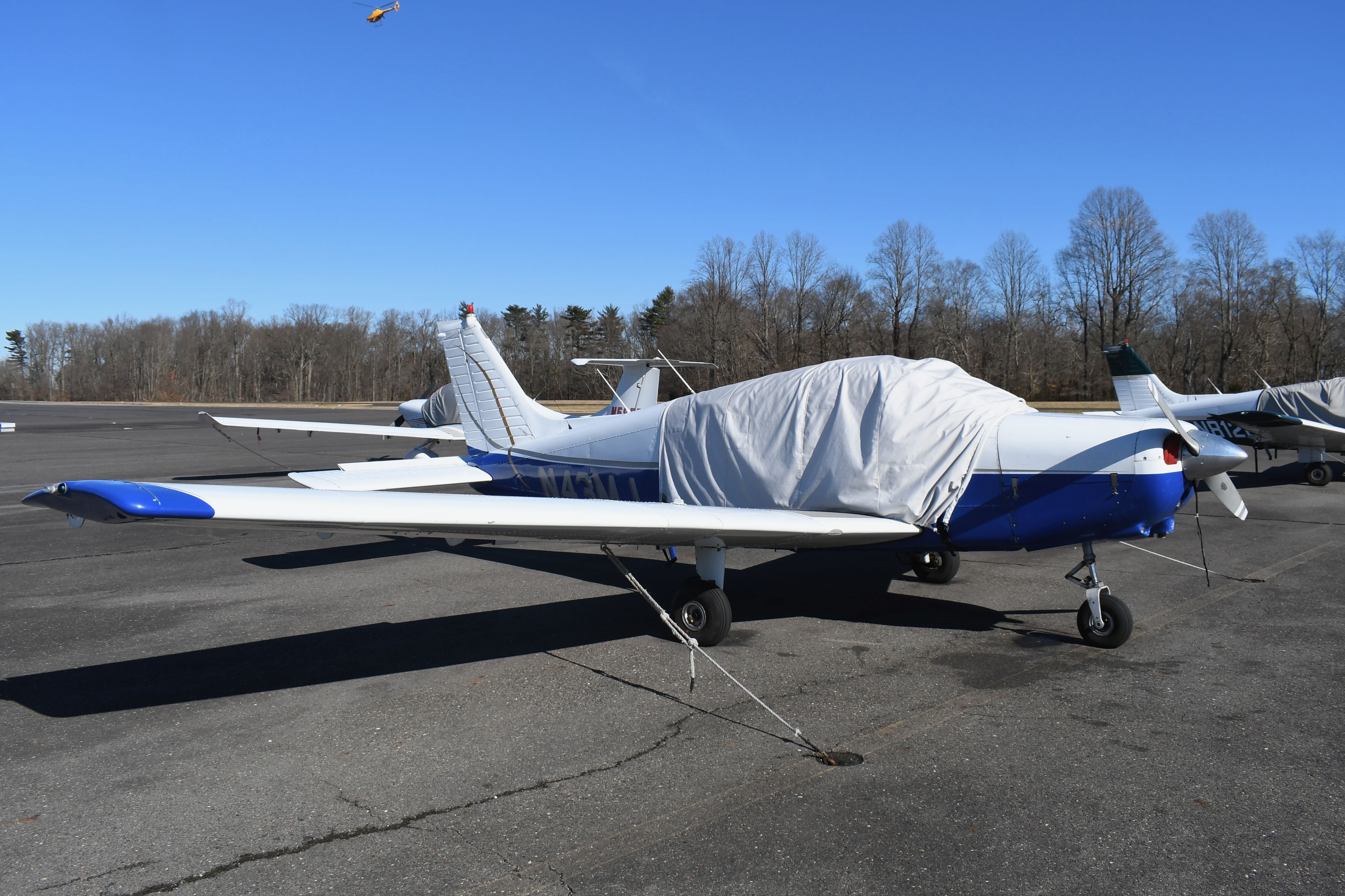 Full size: PRIVATE Piper PA-28 Cherokee Warrior N43MJ at Flying W Airport