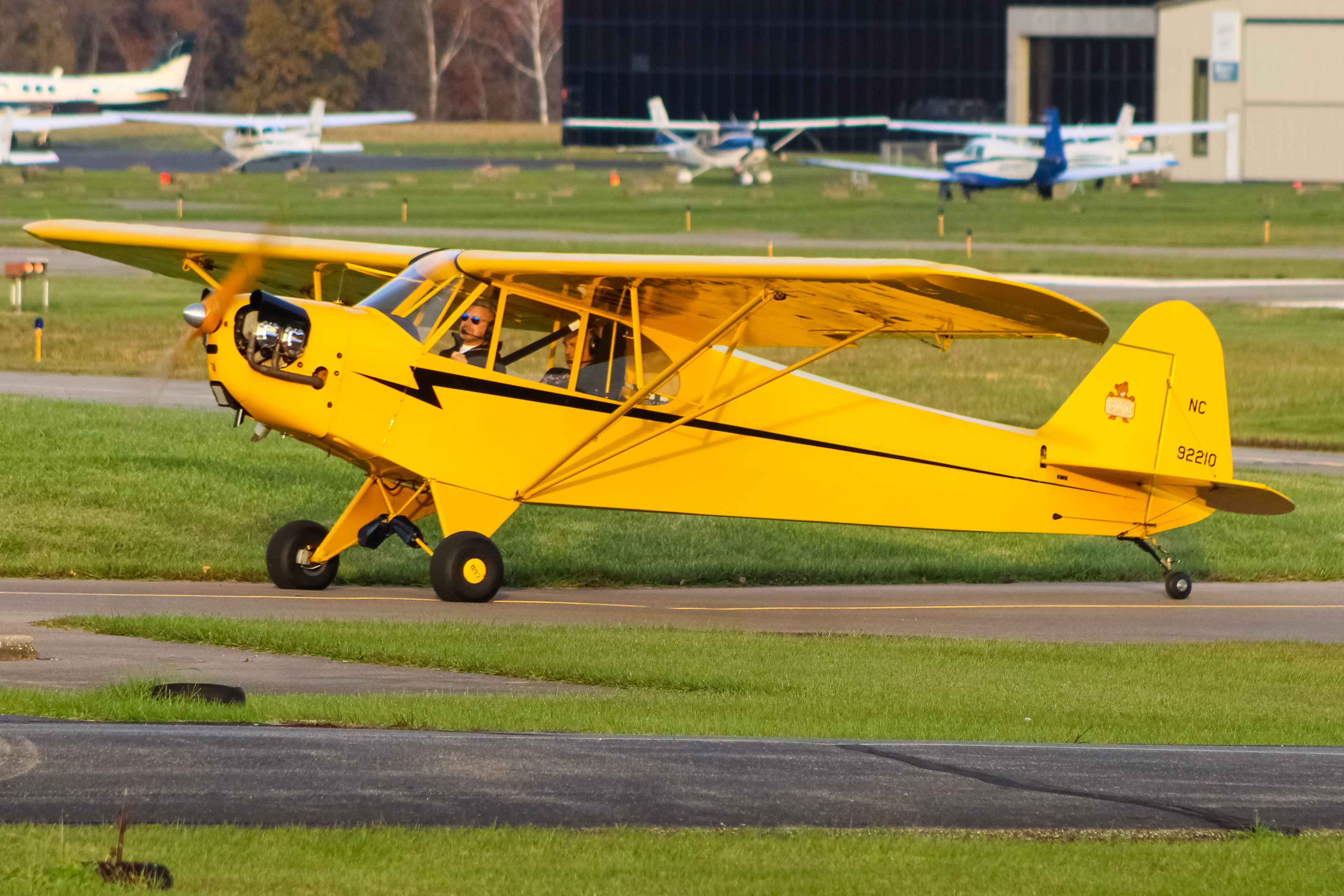 Full size: PRIVATE  Piper Cub 92210 at Clermont County Airport
