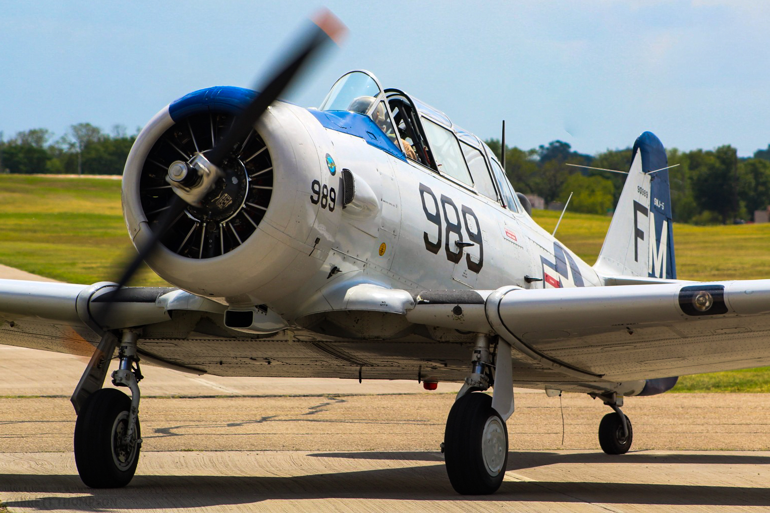 Full size: PRIVATE North American T-6 Texan/Harvard N9804C at Fort Worth Meacham International Airport