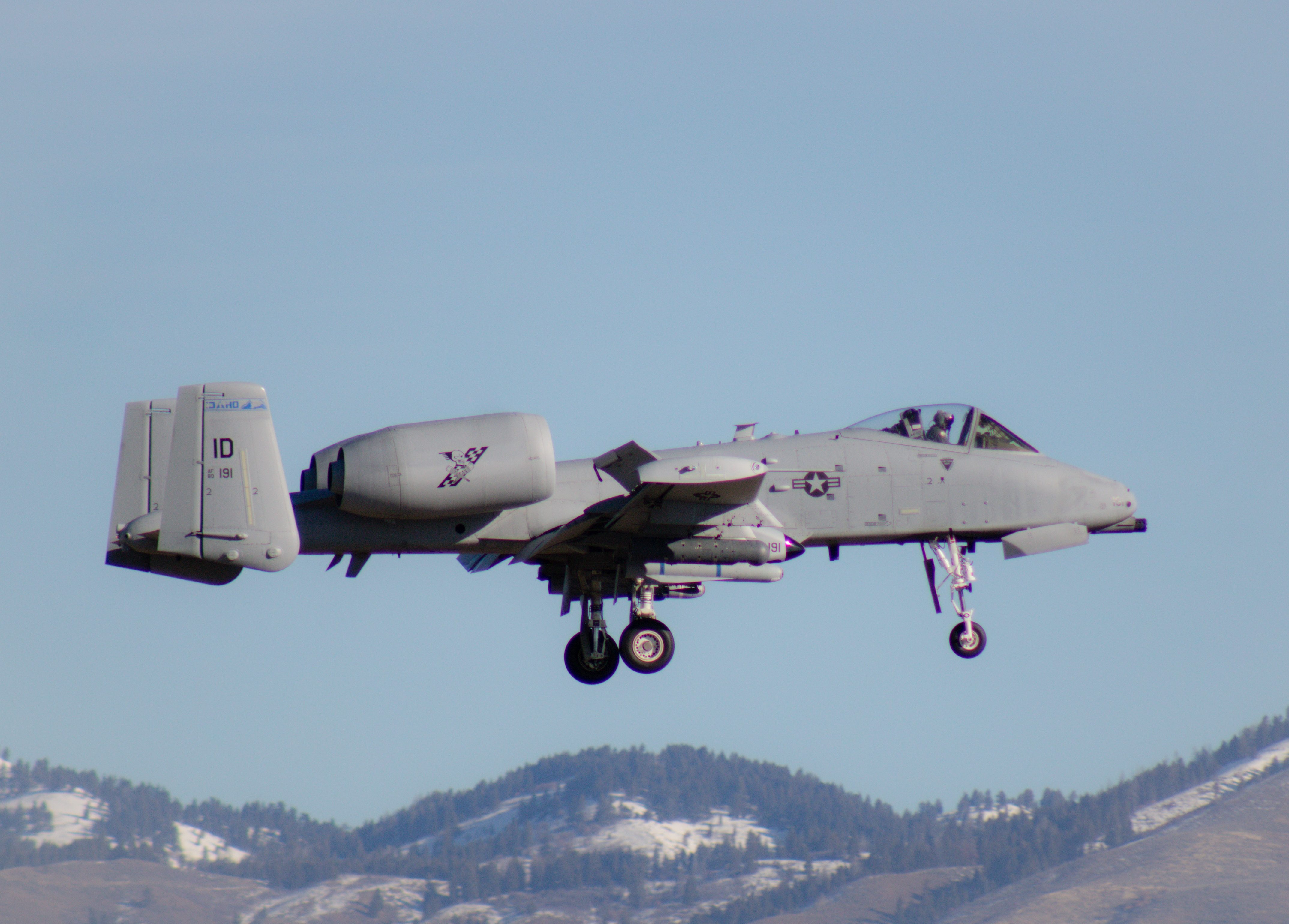 Full size: Air National Guard Fairchild A-10 Thunderbolt 80-0191 at Boise Air Terminal/Gowen Field