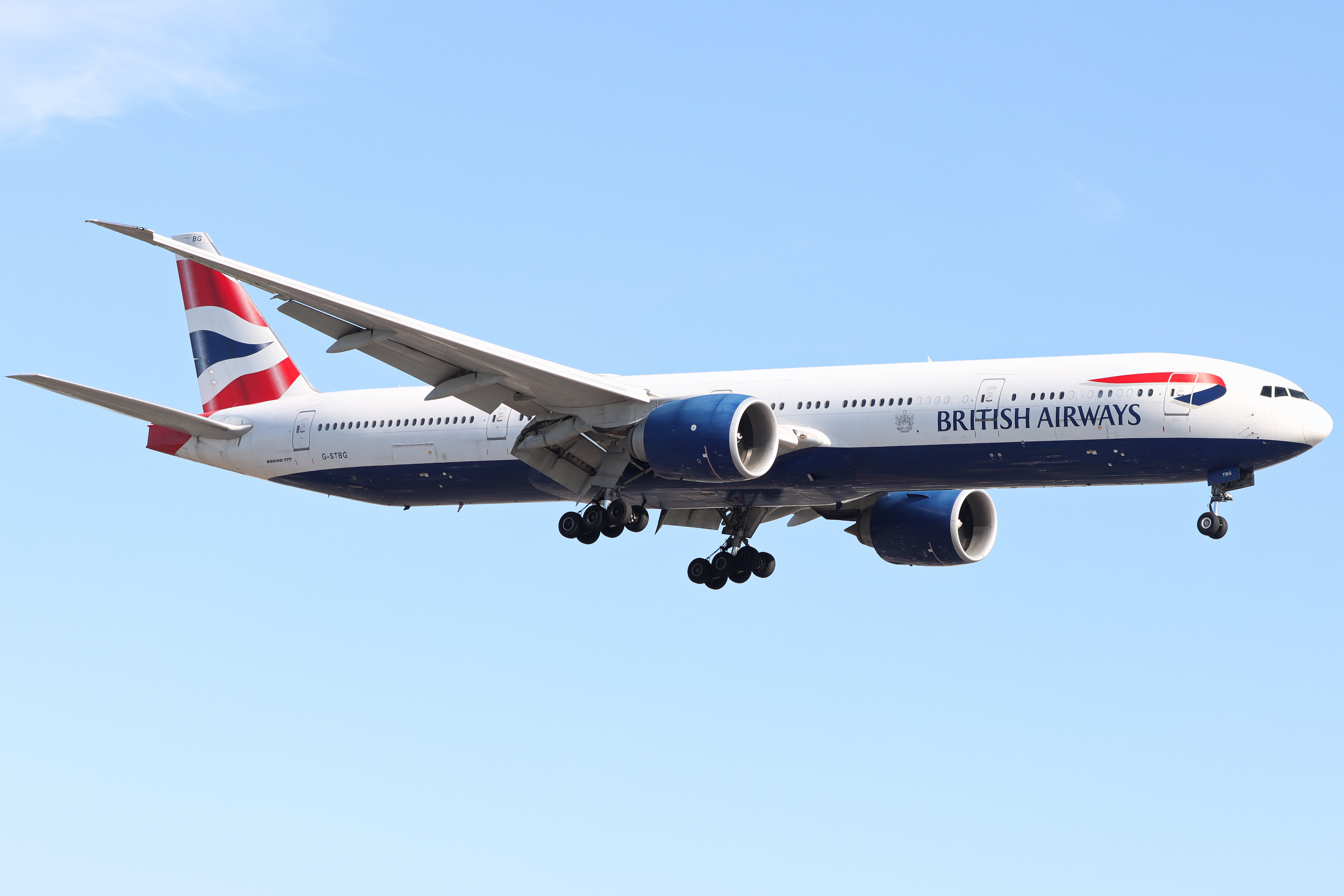 Full size: British Airways Boeing 777-300ER G-STBG at London Heathrow International Airport